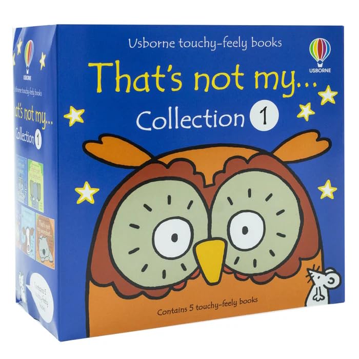 Usborne Touchy-Feely Books That's Not my... Collection 1: 5 Books Set (Robot, Wombat, Owl, Elephant, Cow) book