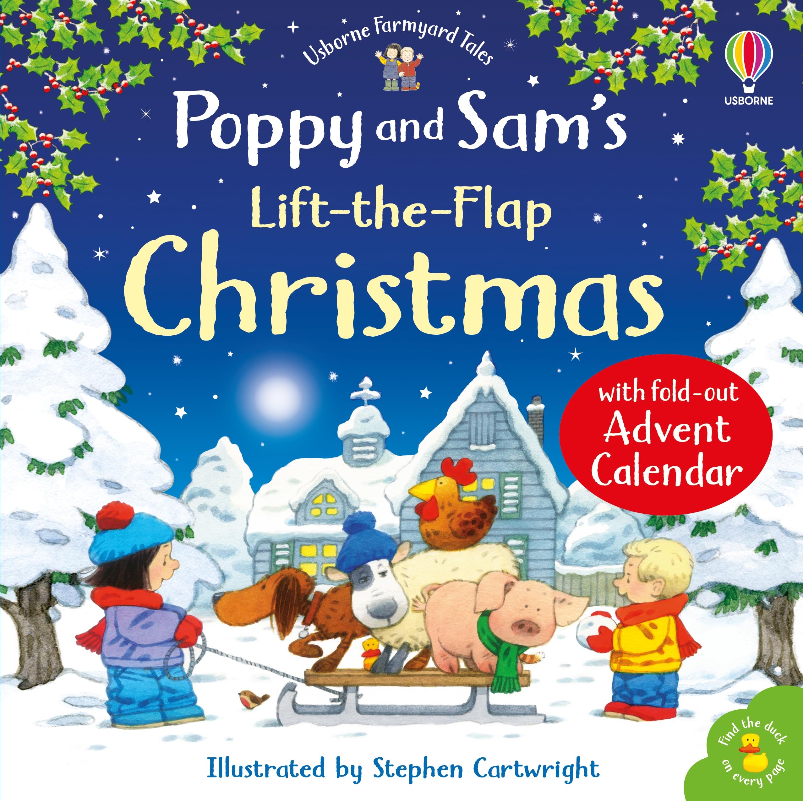 Poppy and Sam's Lift-the-Flap Christmas with Advent Calendar book