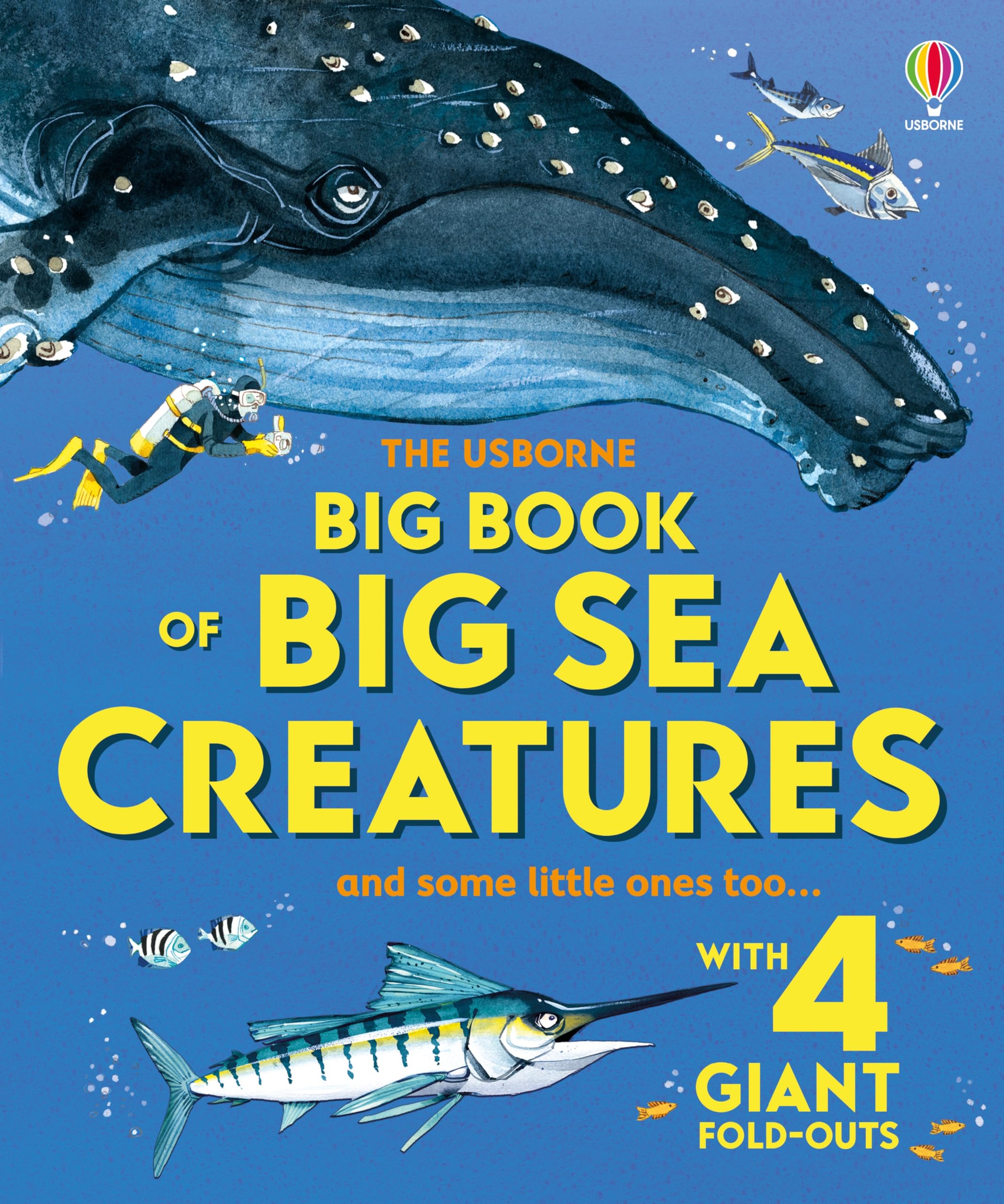 Big Book of Big Sea Creatures: An Illustrated Book About Ocean Animals with Fold-Out Pages for Kids (Ages 4-6) (Big Books) Parents & Children