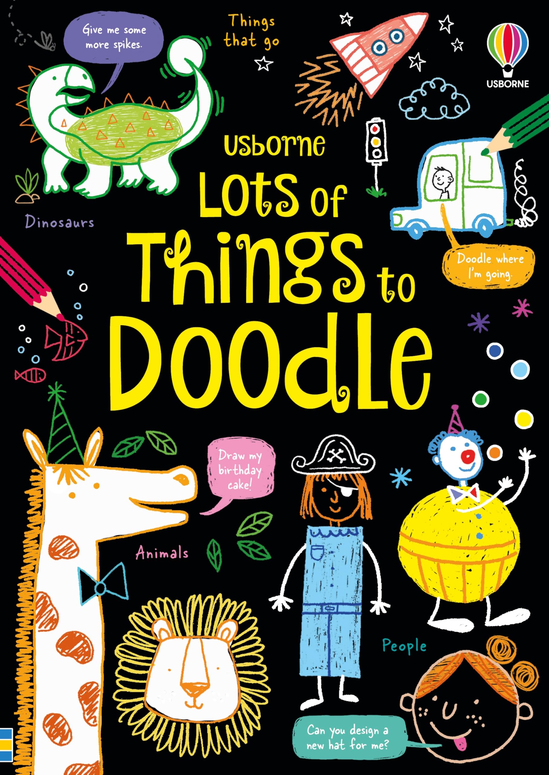 Lots of Things to Doodle: A Drawing Activity Book About Dinosaurs, Animals, and People for Children (Ages 5-9) Non-fiction