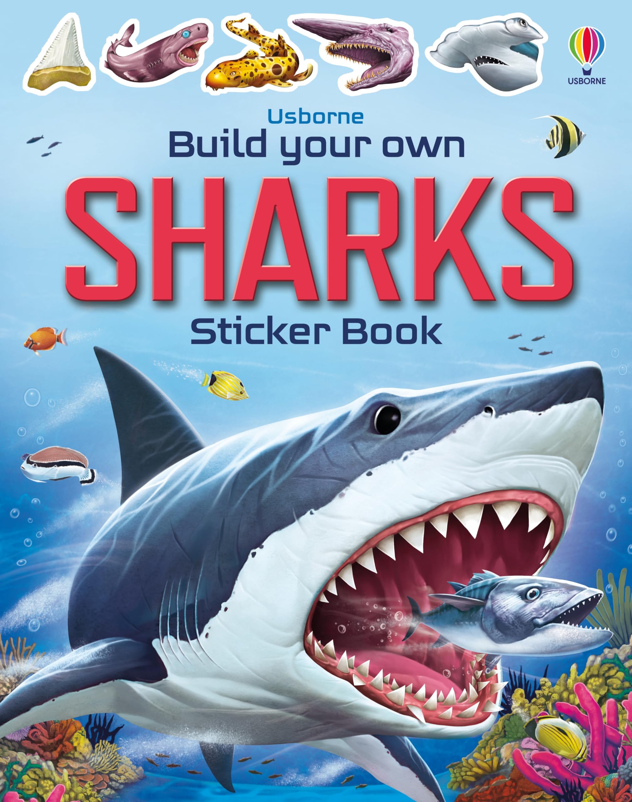 Build Your Own Sharks: Learn About Sharks and Other Marine Creatures in a Fun and Interactive Way (Build Your Own Sticker Book) Non-fiction