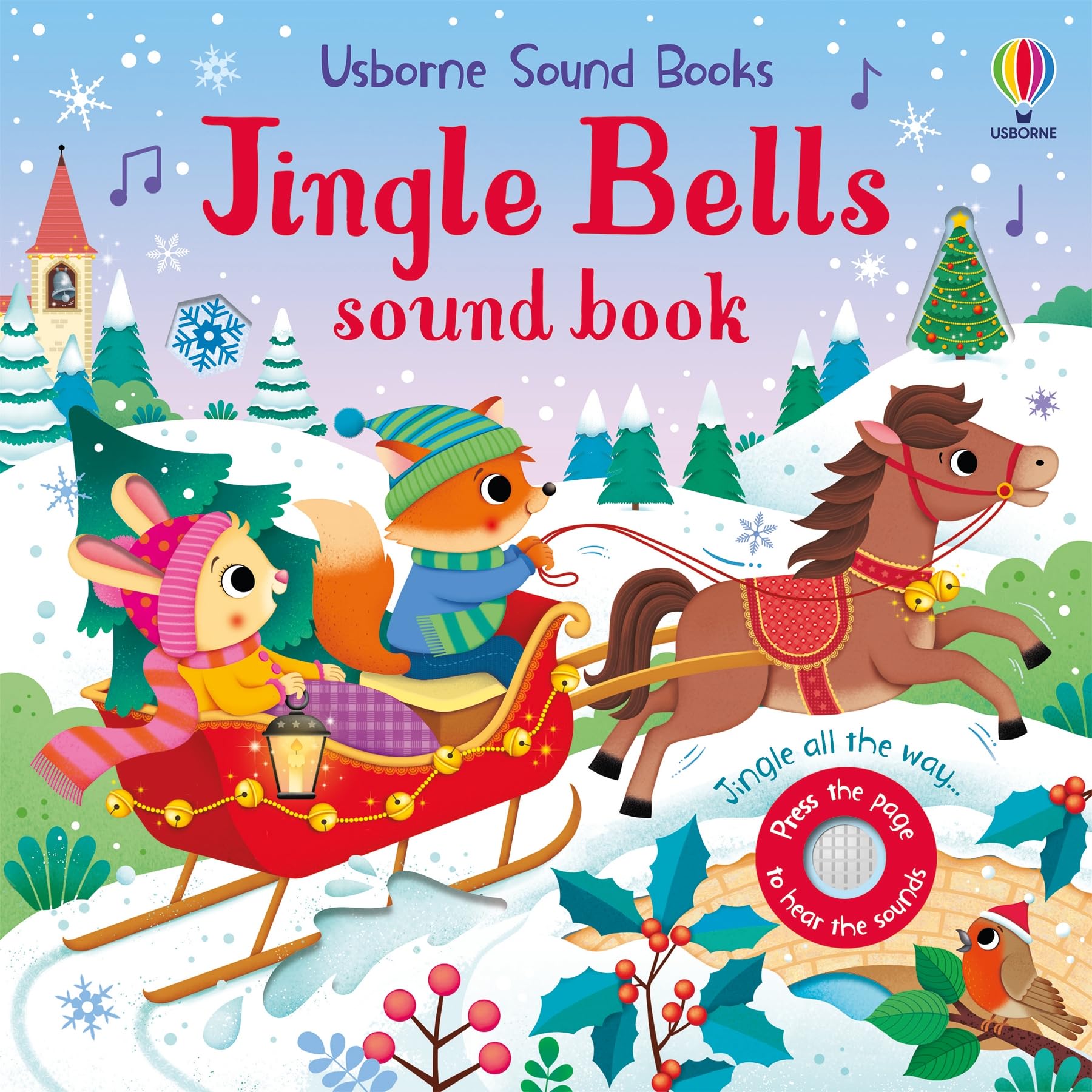 Jingle Bells Sound Book: An Interactive Wintertime Sound Book Featuring Santa, Christmas Carols, and More Festive Fun (Sound Books) Non-fiction