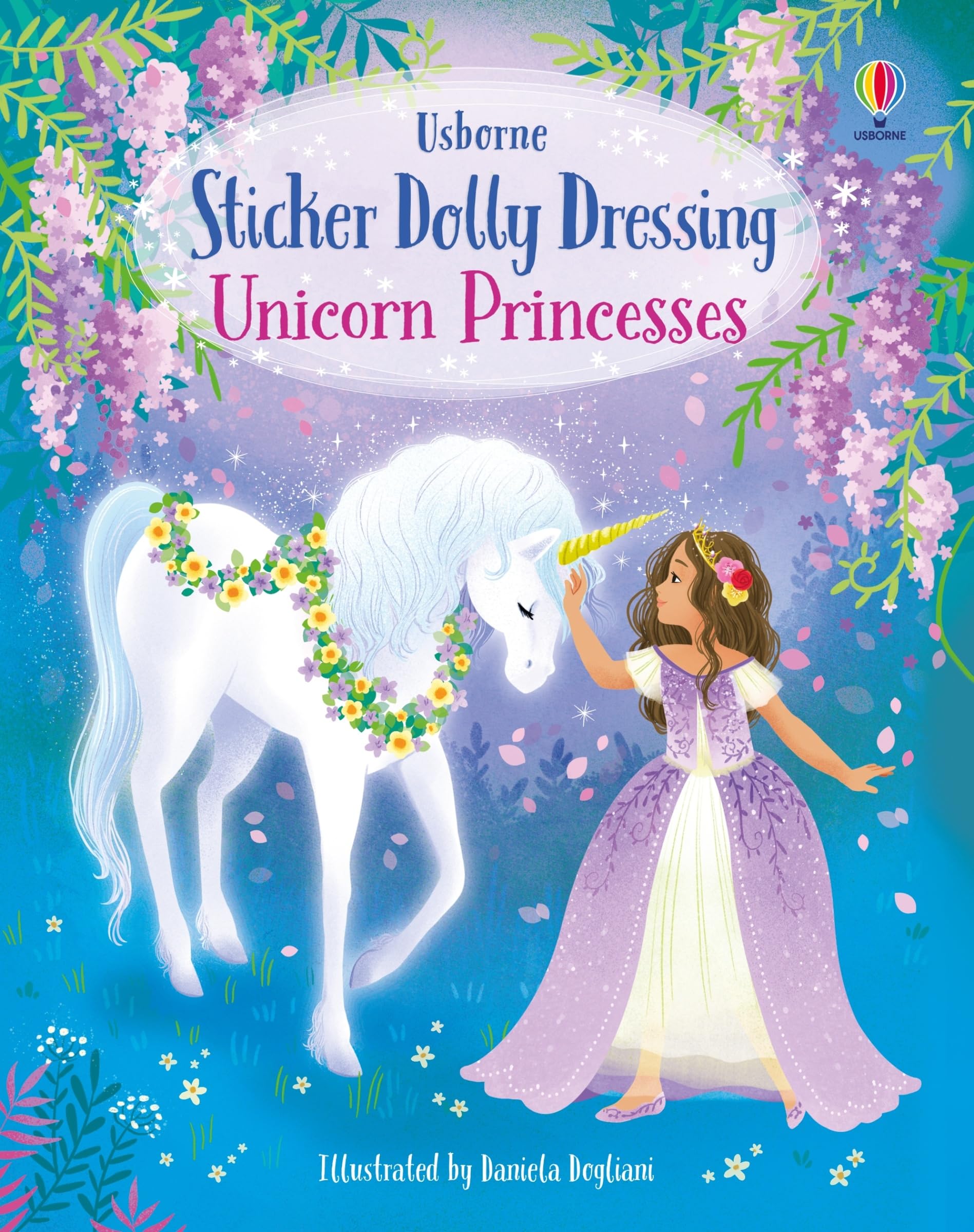 Sticker Dolly Dressing Unicorn Princesses Non-fiction
