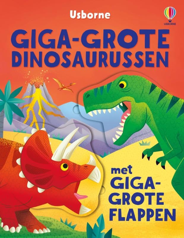 Giga-grote dinosaurussen met giga-grote flappen book