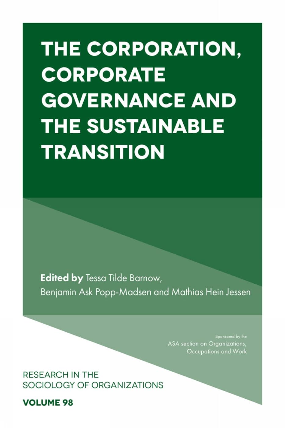 Corporation, Corporate Governance and the Sustainable Transition Social Sciences