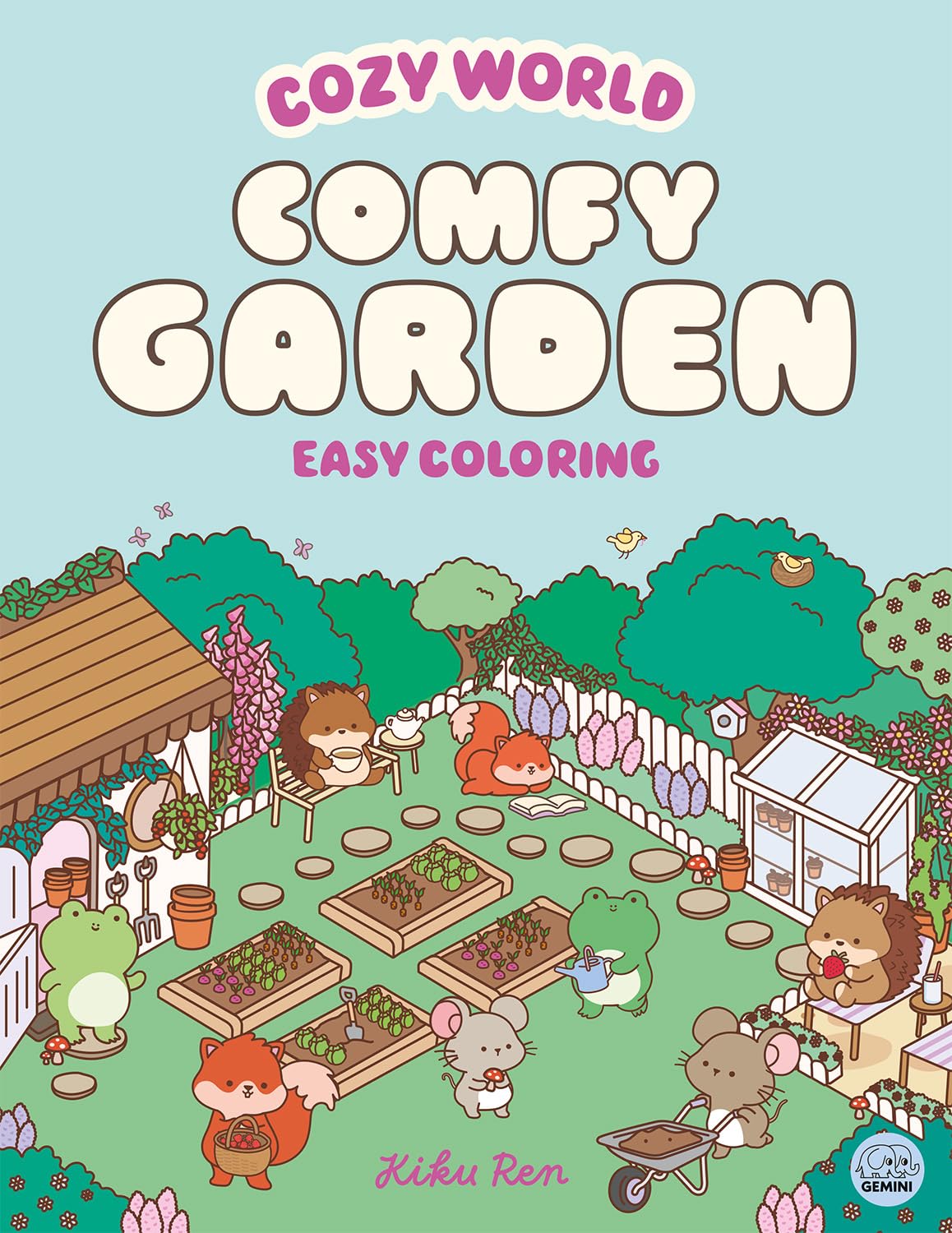 Cozy World Comfy Garden: Easy Coloring for Teens, Young Adults, and Adults Hobbies & Crafts