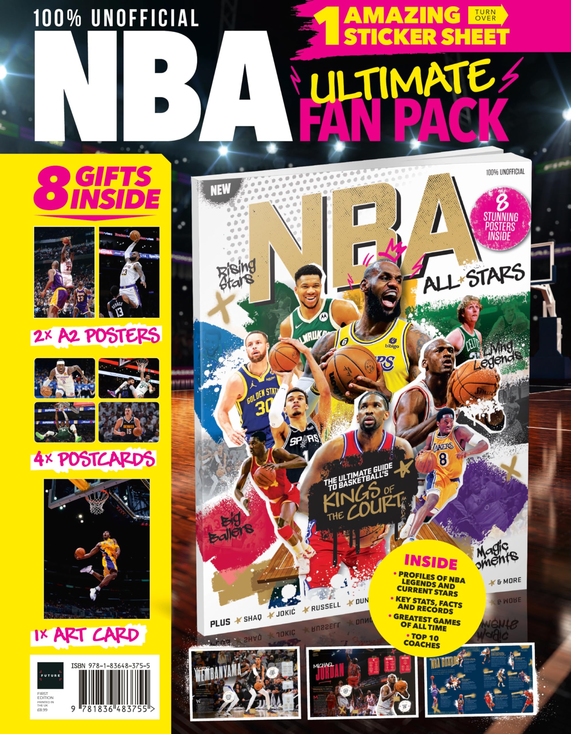Ultimate NBA Fan Pack: NBA All Stars: The Essential Collection for Every Basketball Enthusiast! Leisure & Fun