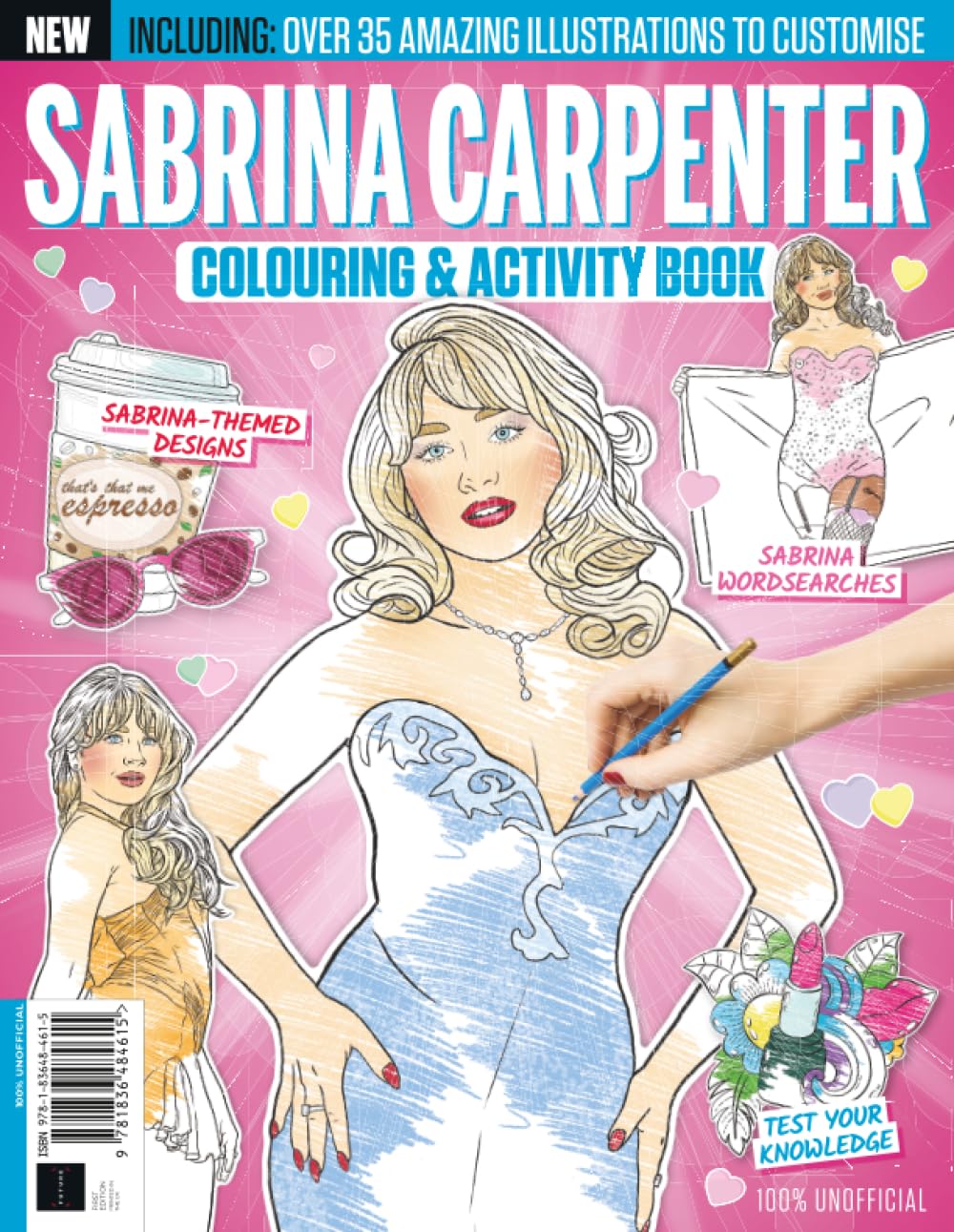 Sabrina Carpenter Coloring & Activity Book: Including Over 35 Amazing Illustrations To Customise: Fun Colouring Pages and Activities for Sabrina Carpenter Fans Arts & Music