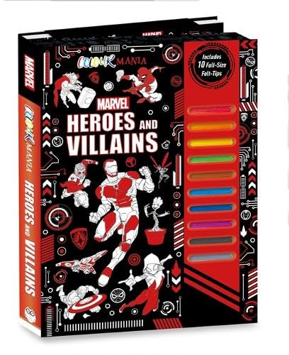 Marvel: Colourmania Heroes and Villains Novels & Short Stories