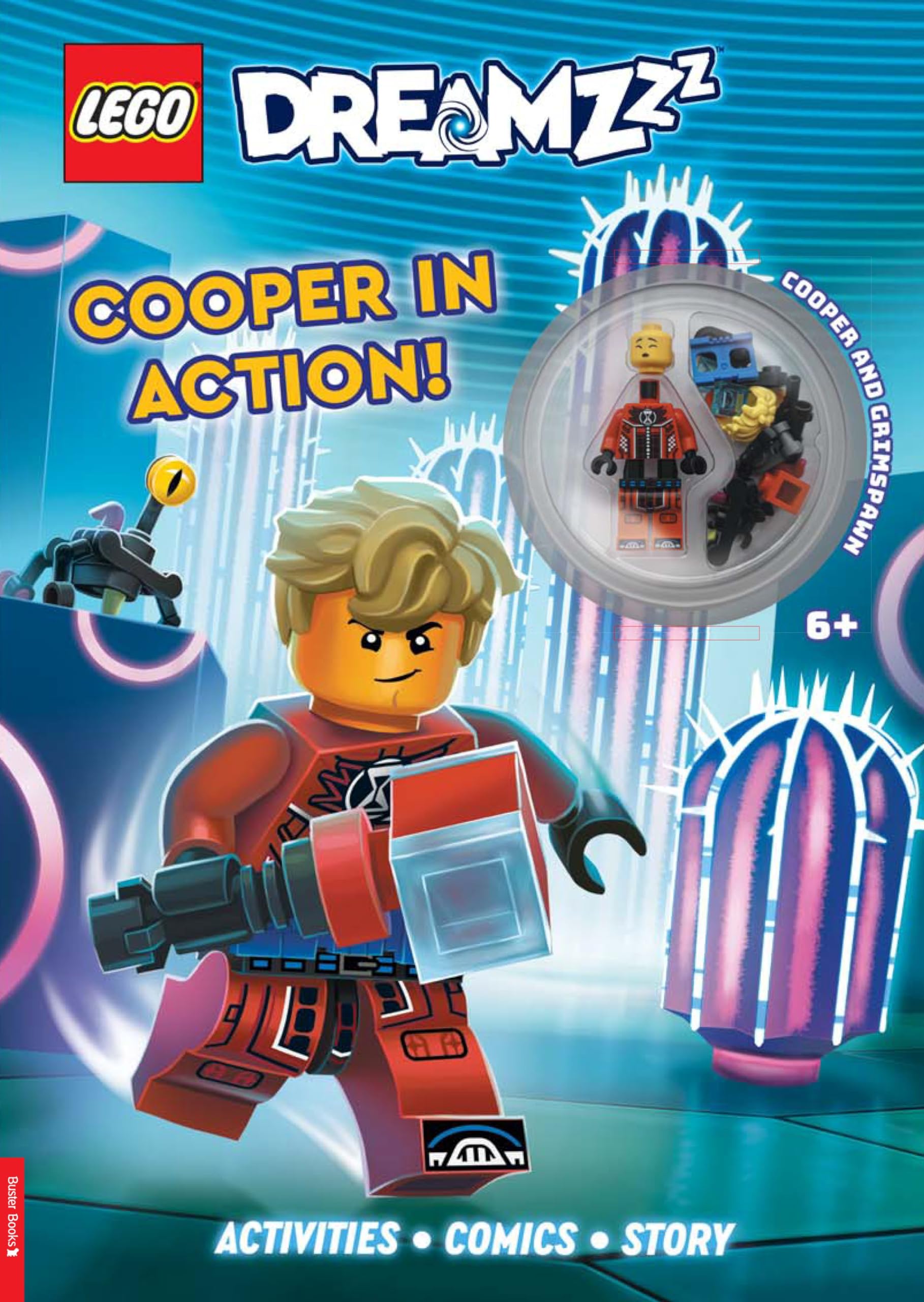 LEGO® DREAMZzz™: Cooper in Action Activity Book (with Cooper LEGO minifigure and grimspawn mini-build) (LEGO® Minifigure Activity) Tiptoi & Games