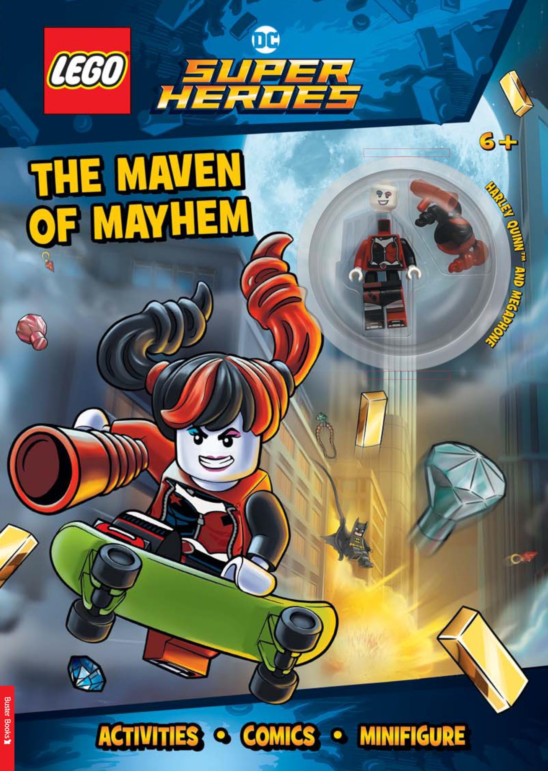 LEGO® DC Super Heroes™: Maven of Mayhem Activity Book (with Harley Quinn™ LEGO minifigure and megaphone) (LEGO® Minifigure Activity) Manga