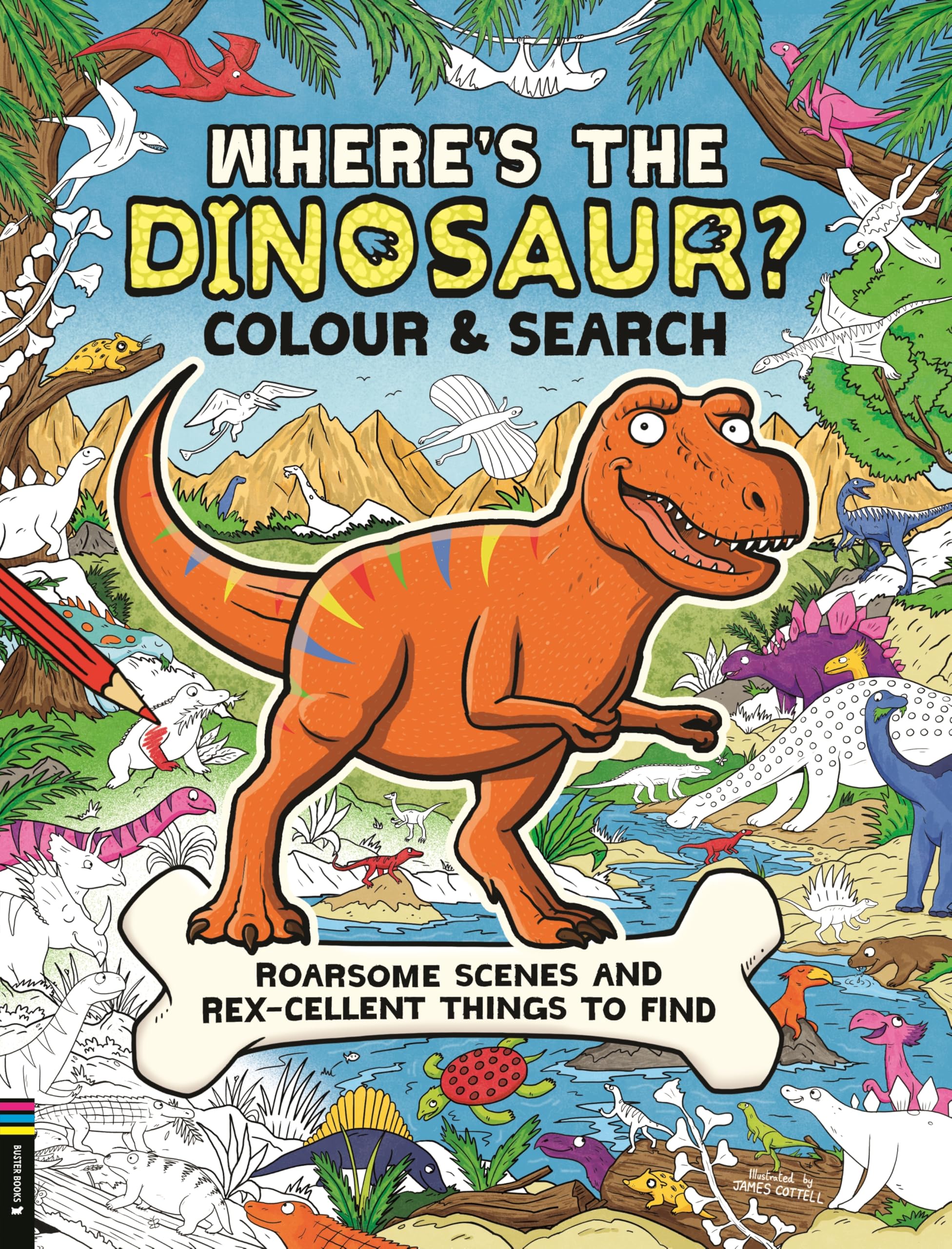 Where's the Dinosaur? Colour and Search Tiptoi & Games