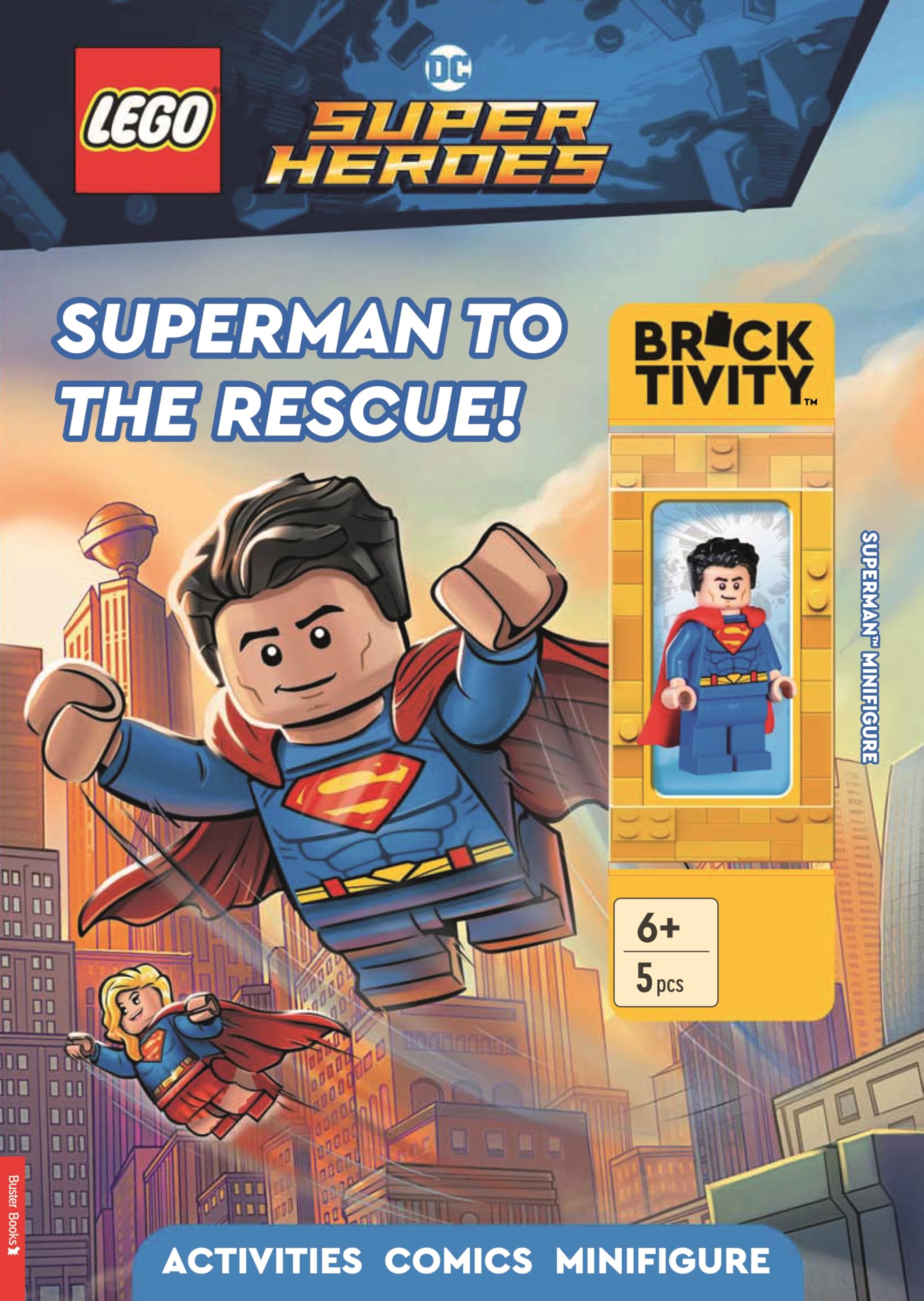 LEGO® DC Super Heroes: Superman to the Rescue Activity Book (with Superman(TM) minifigure) Tiptoi & Games