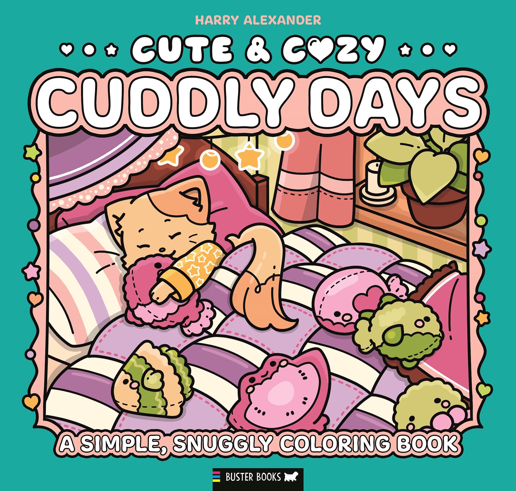 Cute & Cozy Cuddly Days: A Simple, Snuggly Coloring Book (Cute & Cozy Coloring, 1) Lifestyle
