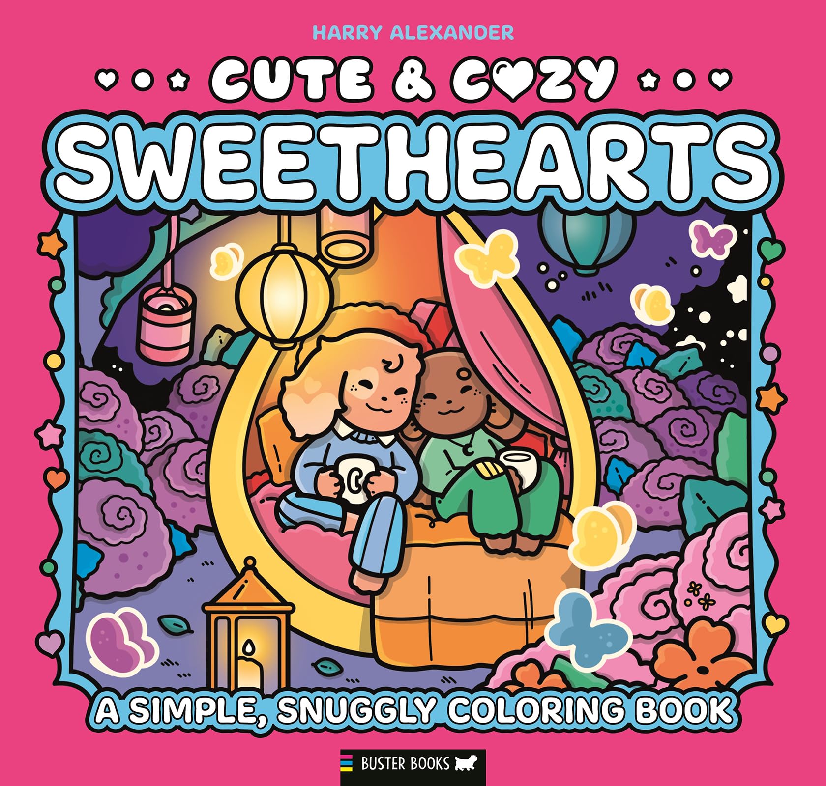 Cute & Cozy Sweethearts: A Simple, Snuggly Coloring Book (Cute & Cozy Coloring, 4) Lifestyle
