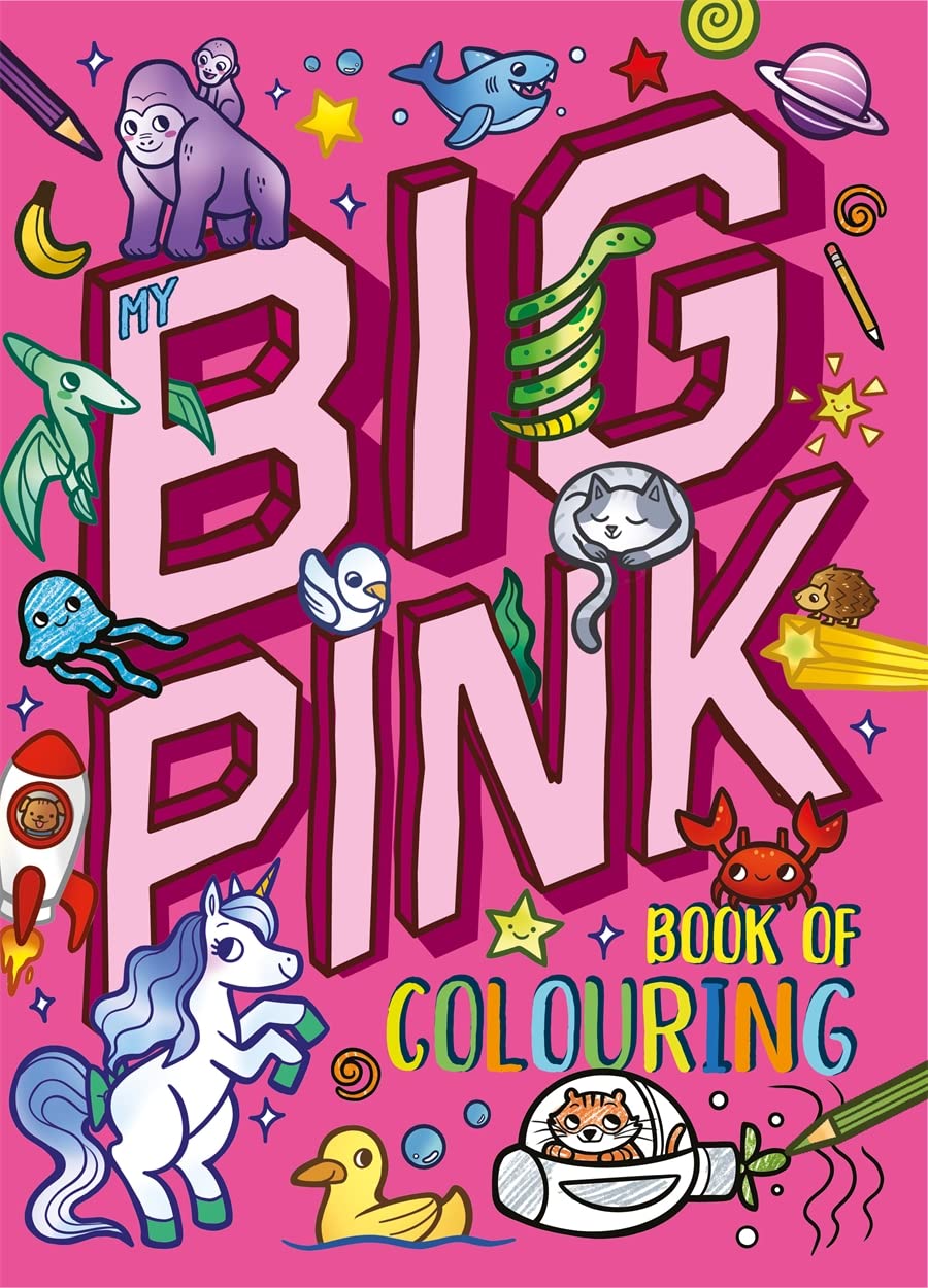 My Big Pink Book of Colouring Non-fiction