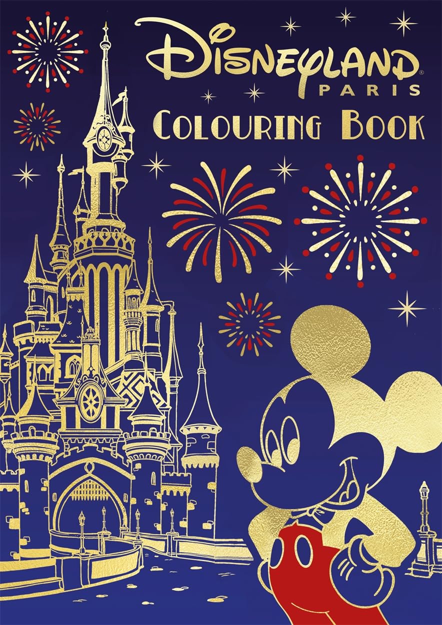 Disney: Disneyland Paris Colouring Book Study Guides