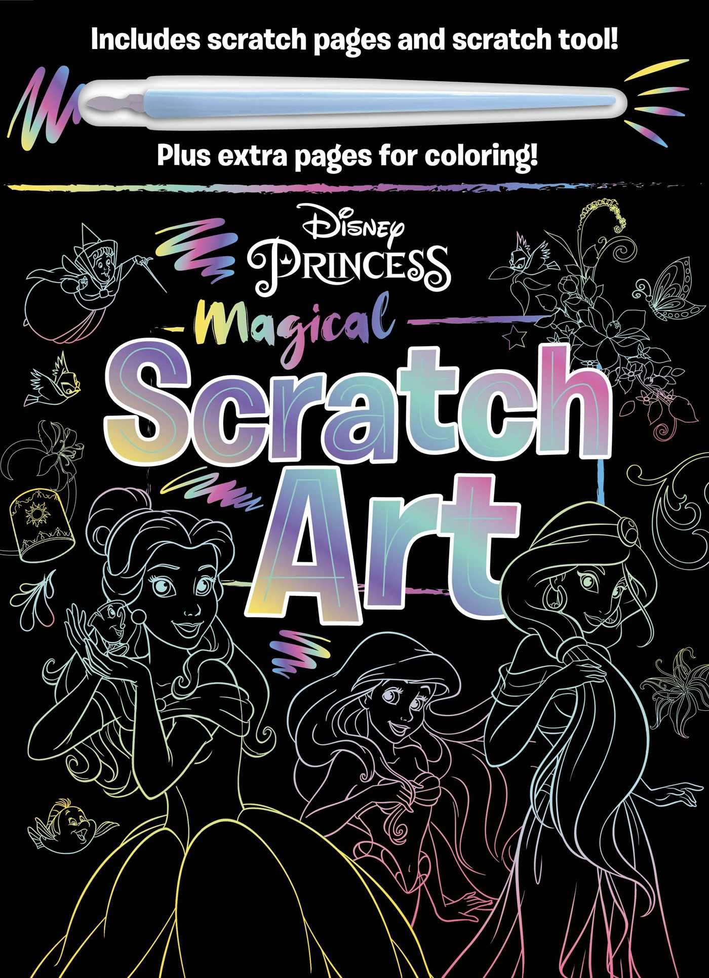 Disney Princess Magical Scratch Art: With Scratch Tool and Coloring Pages Novels & Short Stories