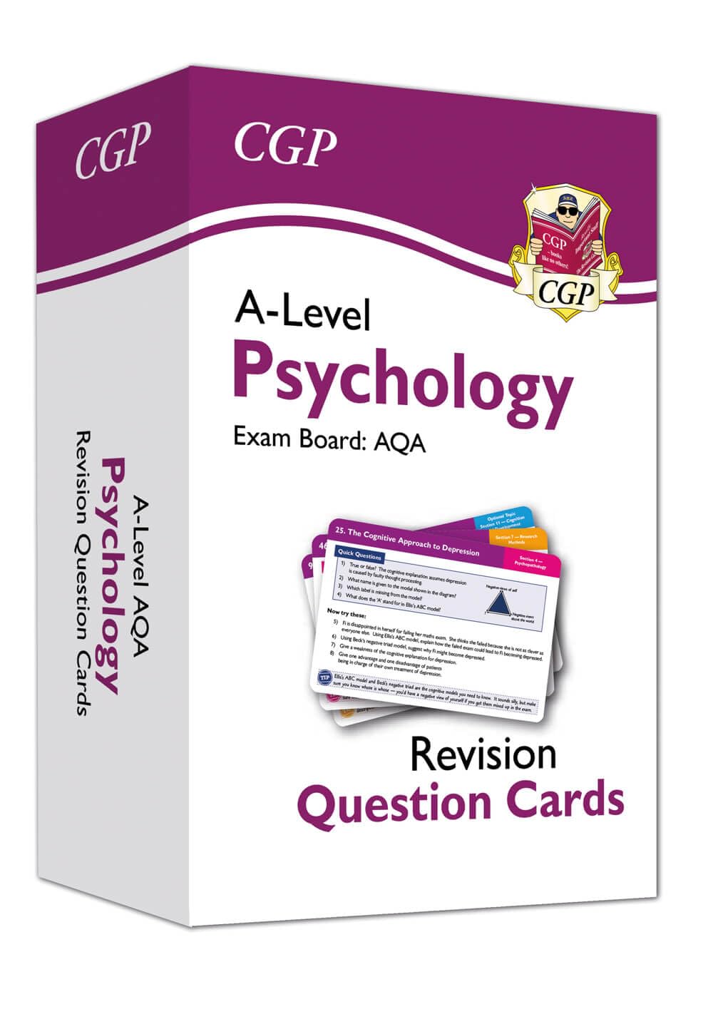 A-Level Psychology AQA Revision Question Cards (For exams in 2026) (CGP A-Level Psychology) Education & Training