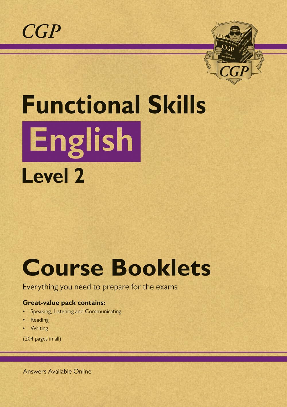New Functional Skills English Level 2 - Course Booklets Pack (with Online Edition & Audio) (CGP Functional Skills) Professional & Reference Books