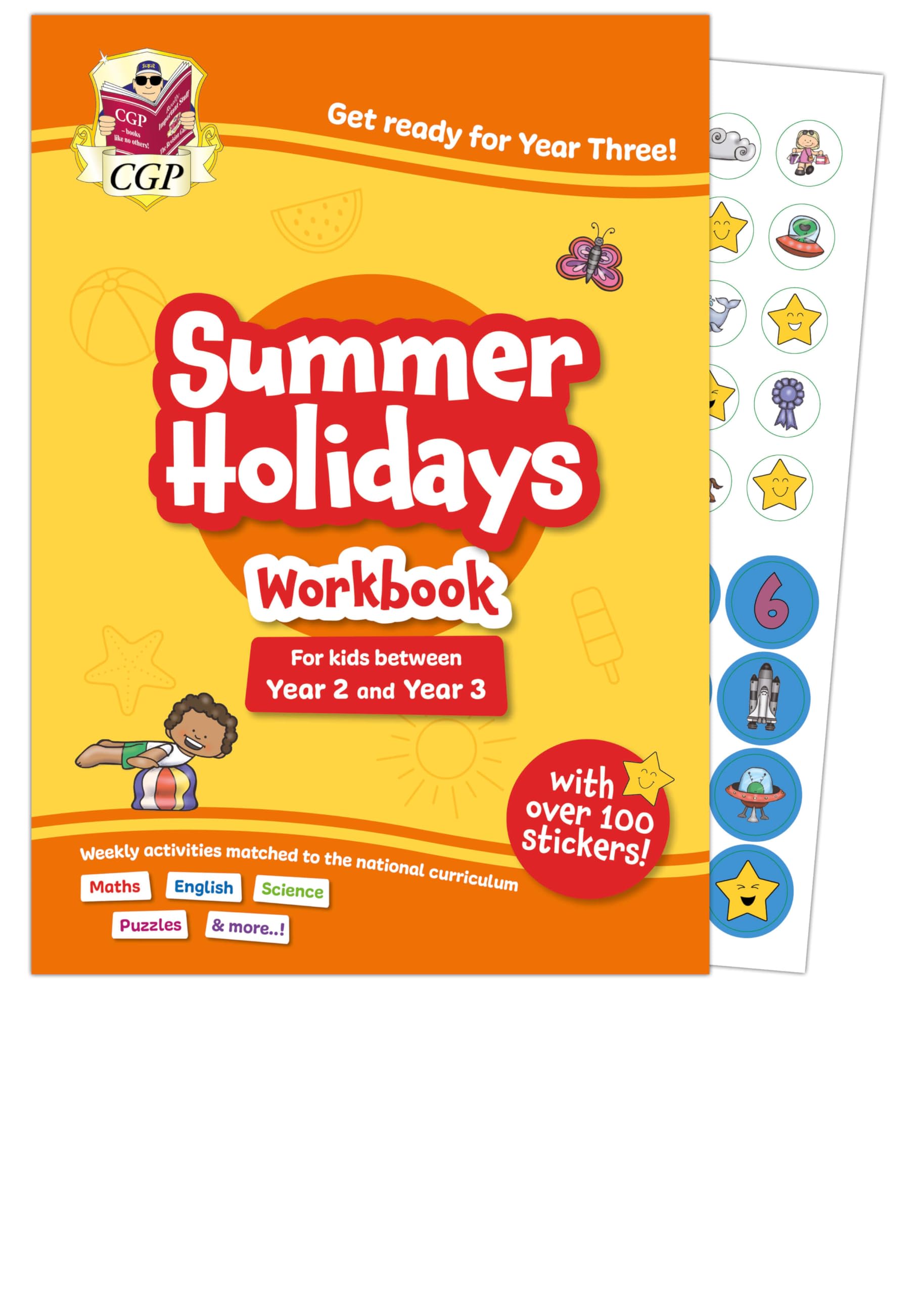 CGP Summer Holidays Activity Workbook - for kids between Year 2 and Year 3 (ages 6-7) (CGP Summer Holiday Workbooks) Education & Training