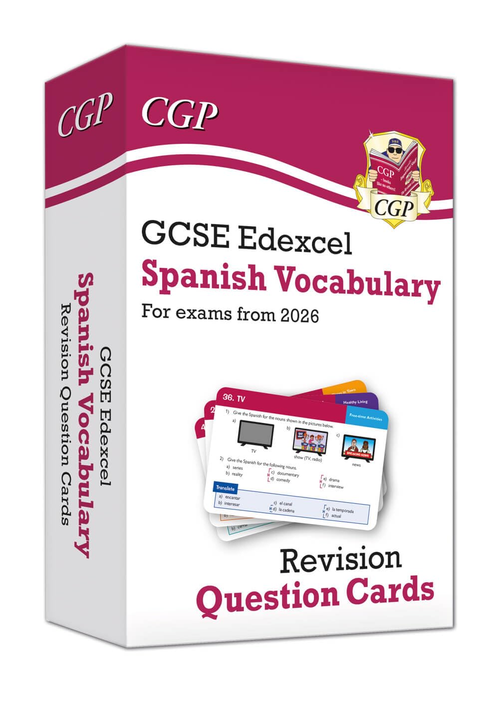 New GCSE Edexcel Spanish: Vocabulary Revision Question Cards (for exams from 2026) (CGP Edexcel GCSE Spanish) Education & Training