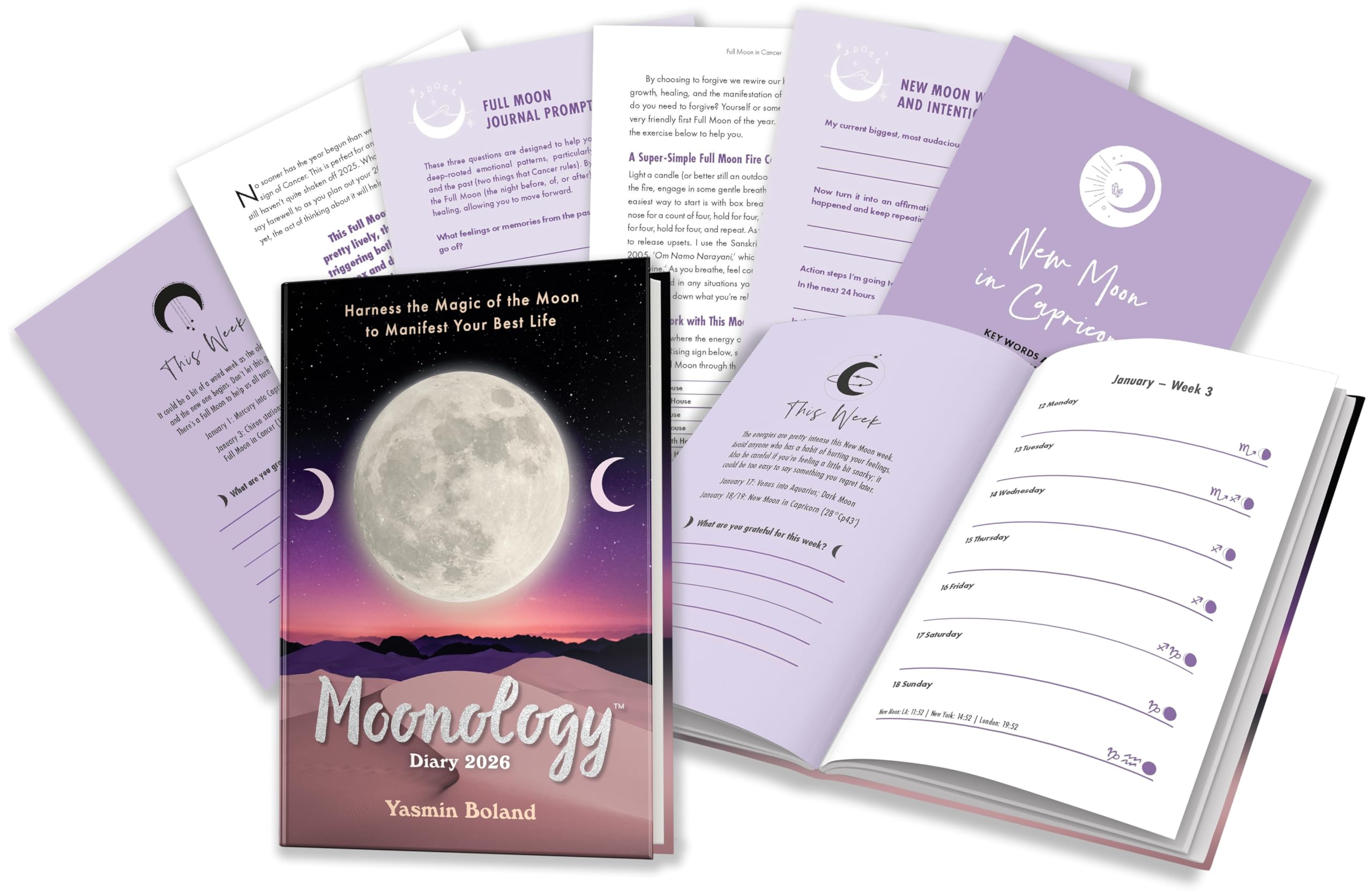 Moonology Diary 2026: Harness the Magic of the Moon to Manifest Your Best Life Leisure, Home & Garden