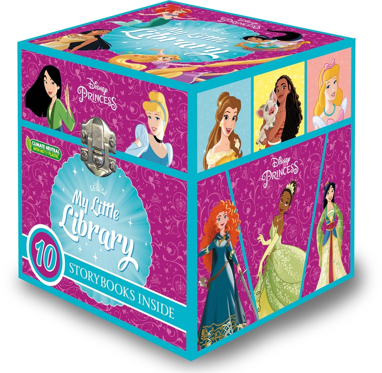 Disney Princess: My Little Library: 10 enchanting stories inside a keepsake box book