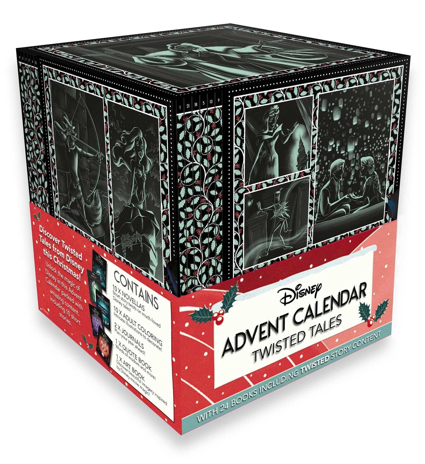 Disney: Twisted Tales Advent Calendar: With 10 New Short Stories, Coloring Books, Exclusive Content, and More Fantasy & Sci-Fi