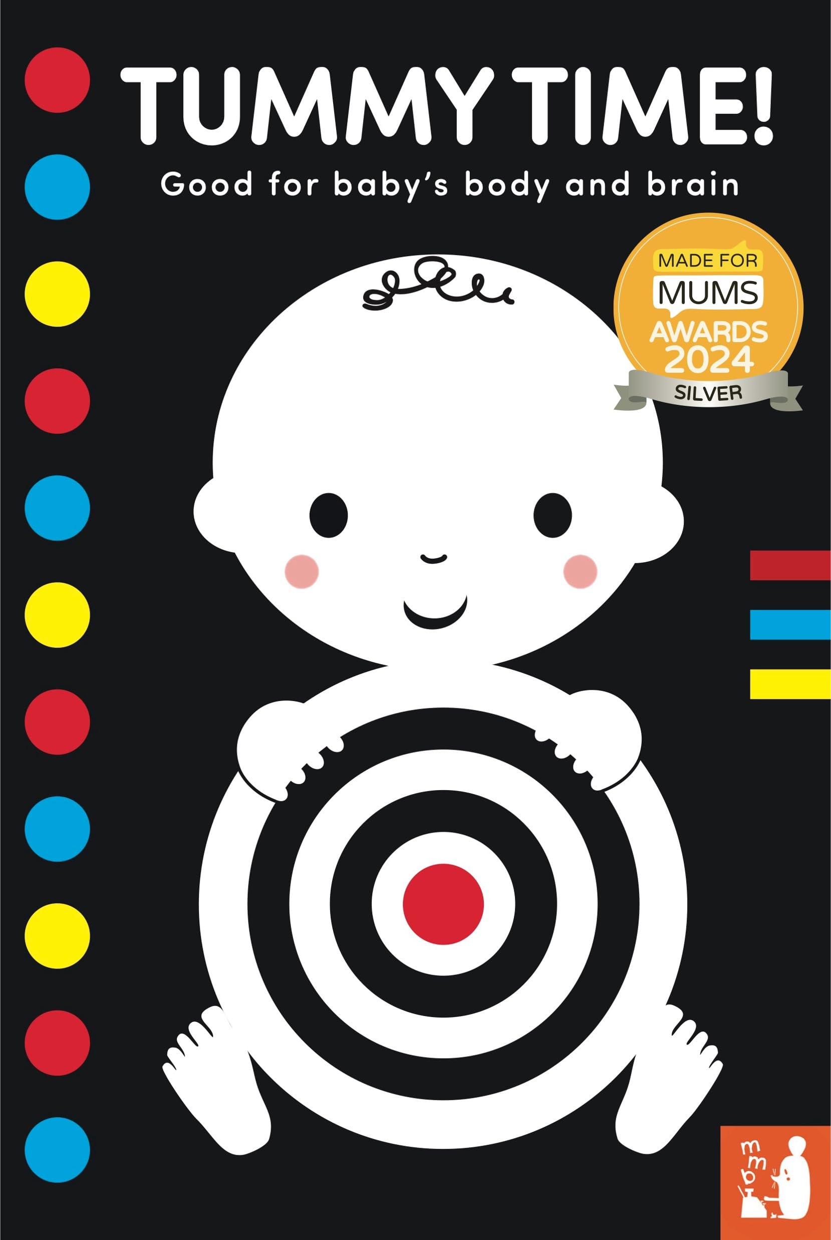 Tummy Time!: A high-contrast fold-out book with mirror for babies Parents & Children