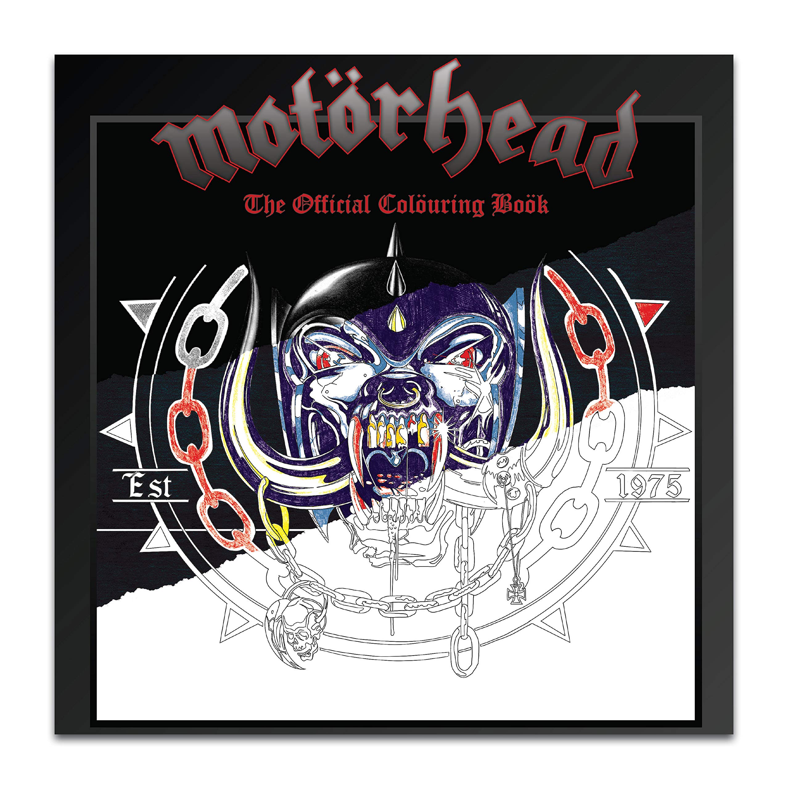 Motorhead The Official Colouring Book Arts & Music