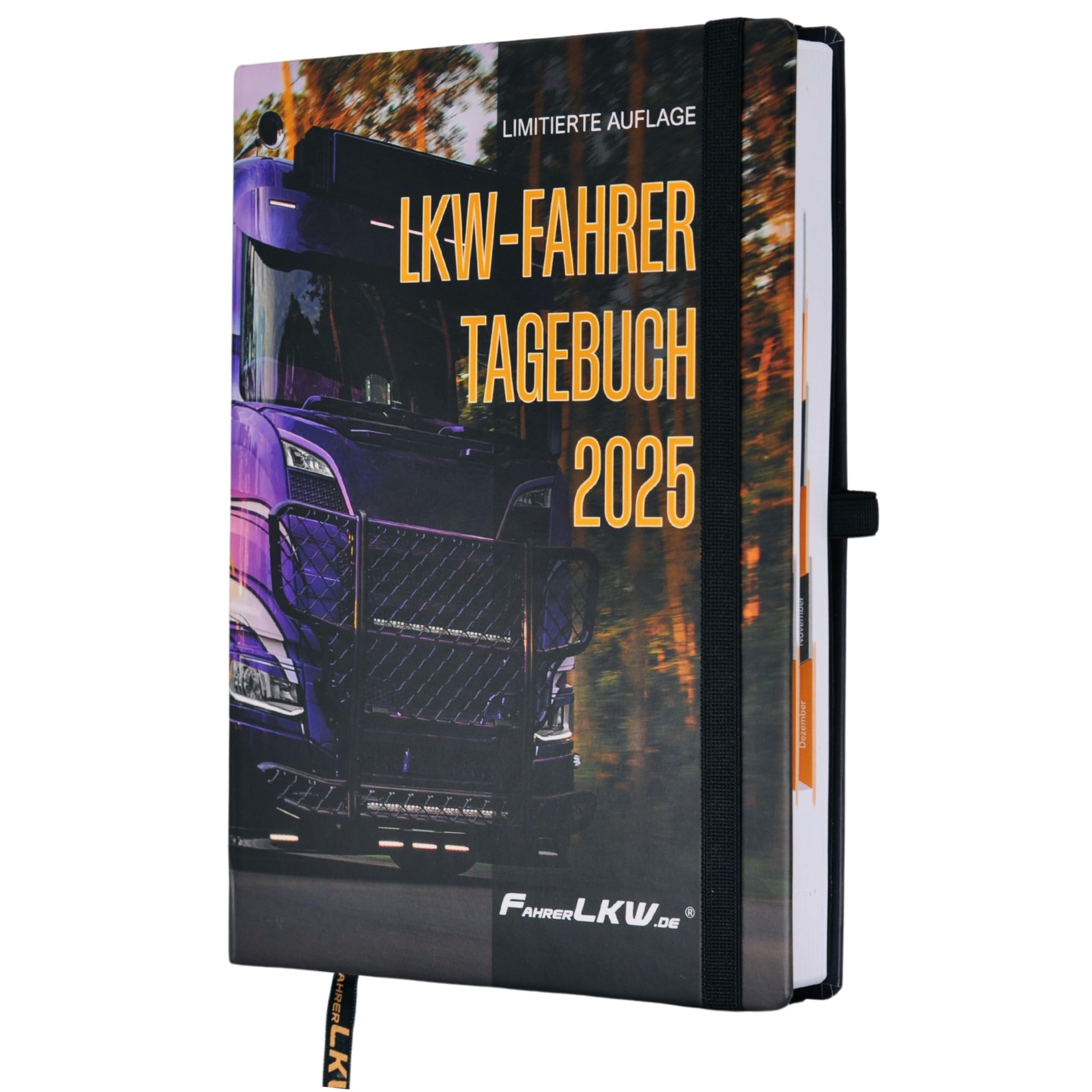 LKW-Fahrer Tagebuch 2025: Hardcover, LKW-Logbuch, Wöchentliche Zeiterfassung, Schichtplan, Limitierte Ausgabe Business & Technology