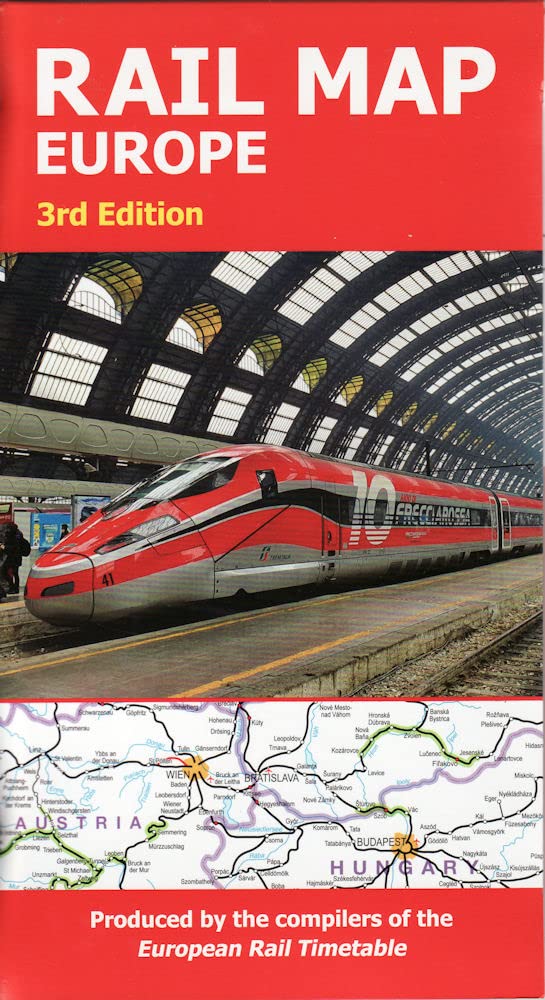 Rail Map Europe Leisure, Home & Garden