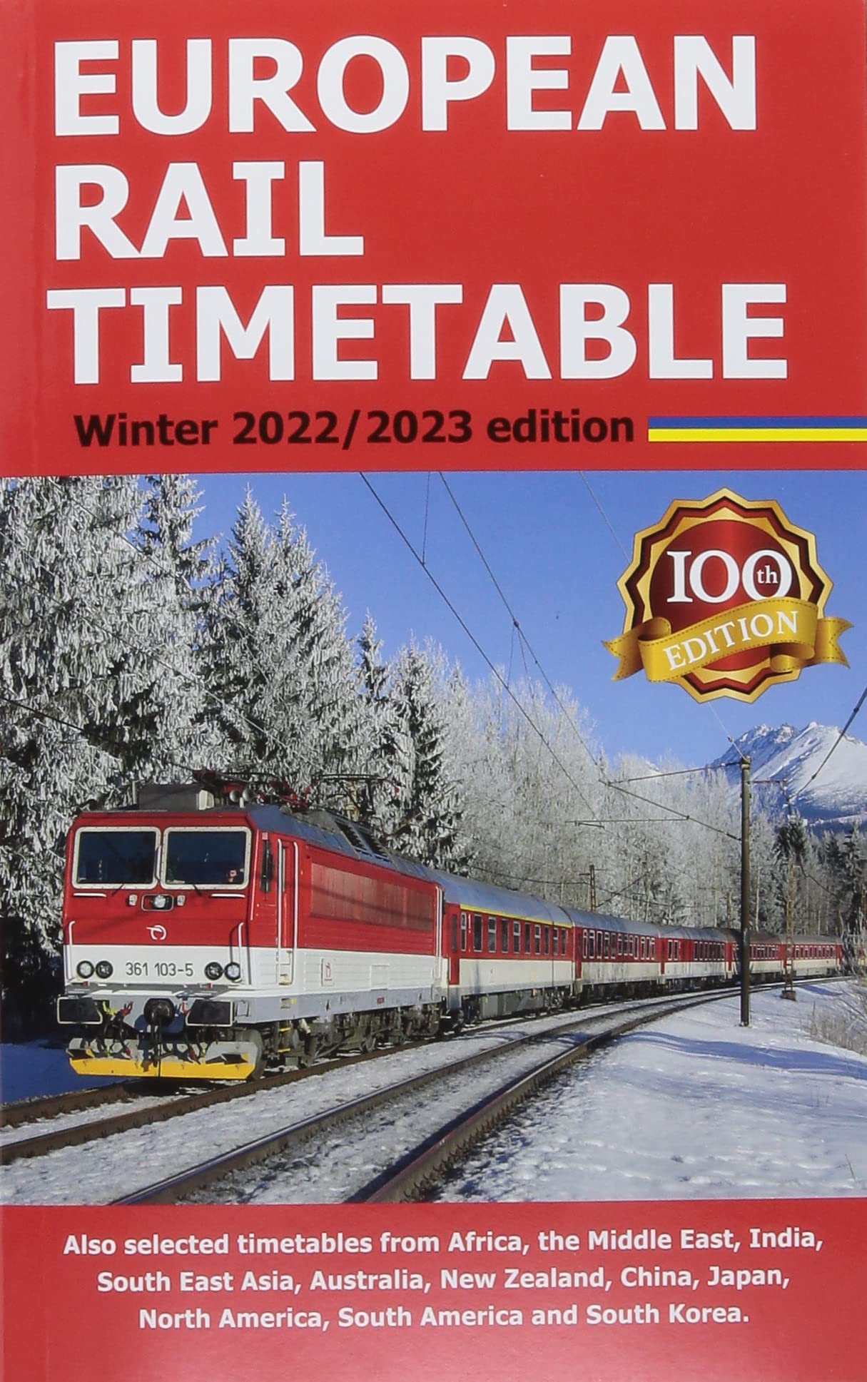 European Rail Timetable Winter 2022/2023 Leisure, Home & Garden