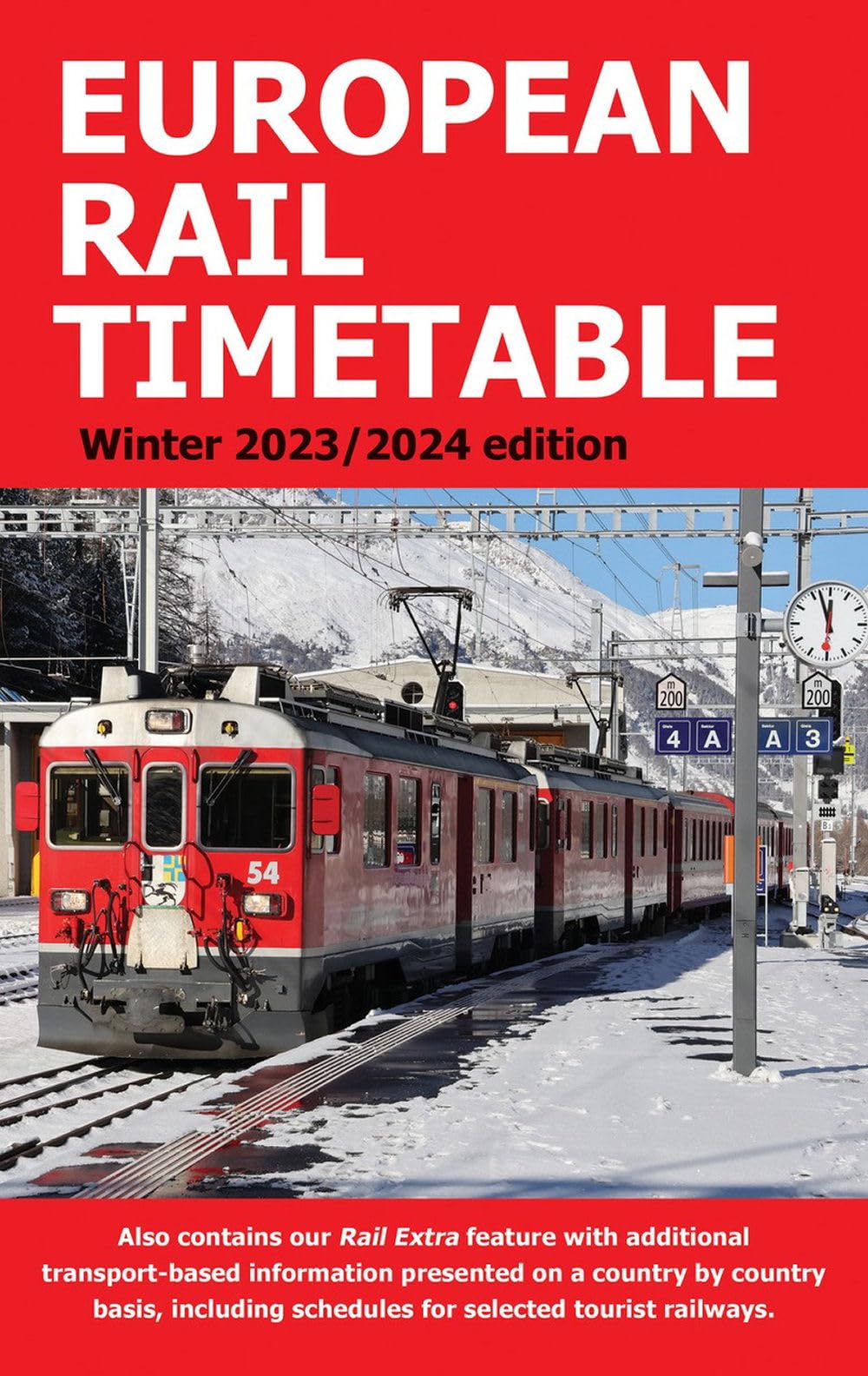 European Rail Timetable Winter 2023-2024 Leisure, Home & Garden