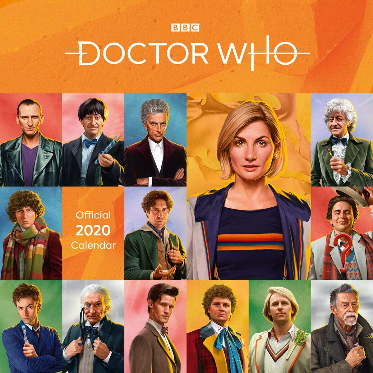 Product Image: Doctor Who Classic Edition 2020 Calendar - Official Square Wall Format Calendar