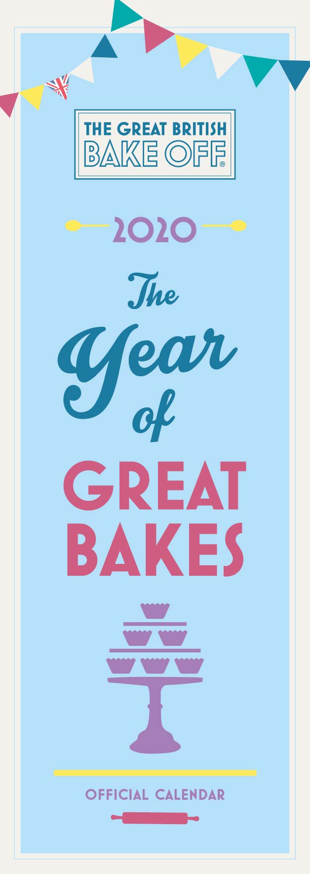 Great British Bake Off Slim 2020 Calendar - Official Slim Format Calendar Film, Art & Culture