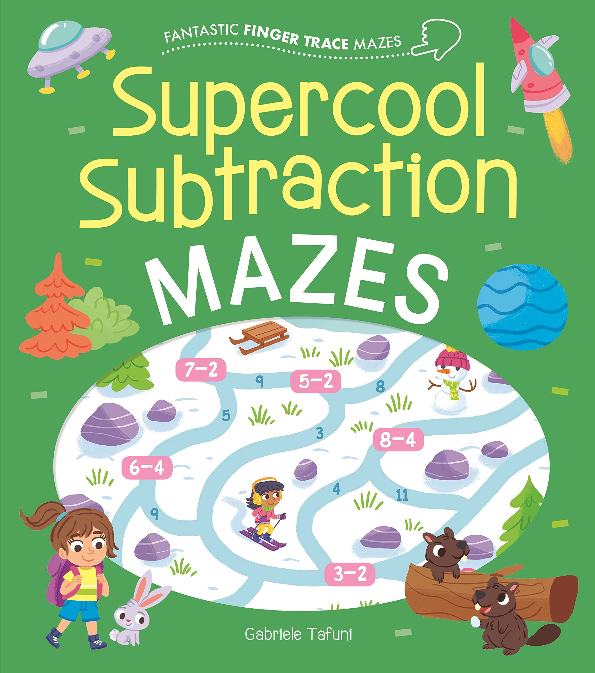 Fantastic Finger Trace Mazes: Supercool Subtraction Mazes Tiptoi & Games