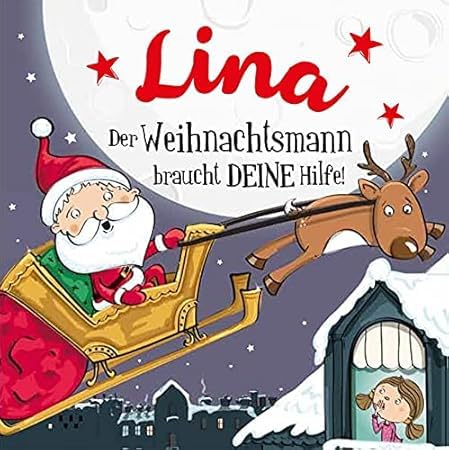 Namens-Weihnachtsbuch - Deine persönliche Weihnachtsgeschichte mit Namen Lina Music