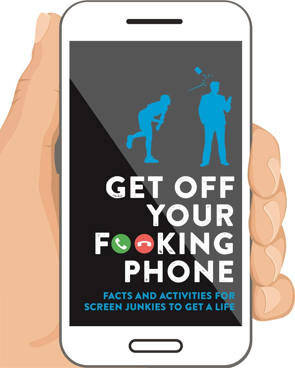 Get Off Your F**king Phone (Shaped Humour) Humour & Satire