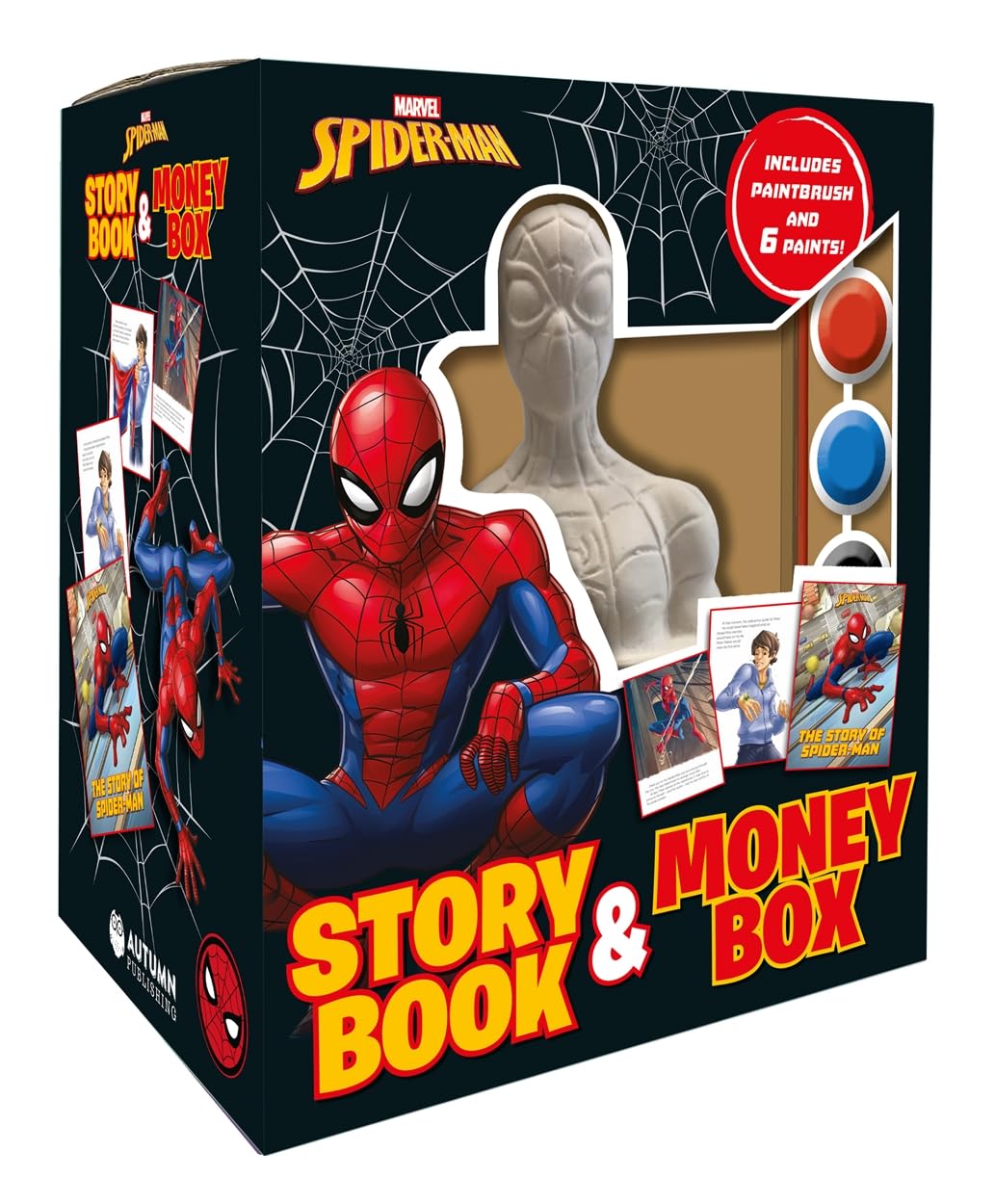 Marvel Spider-Man: Story Book & Money Box Non-fiction