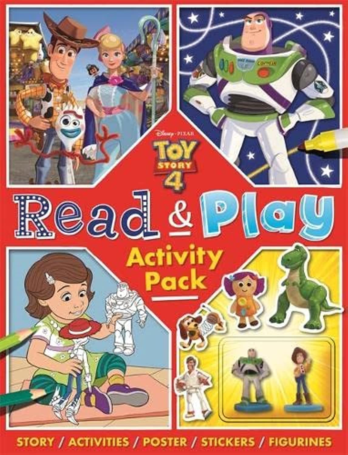 Disney Pixar Toy Story 4 Read & Play Activity Pack Novels & Short Stories