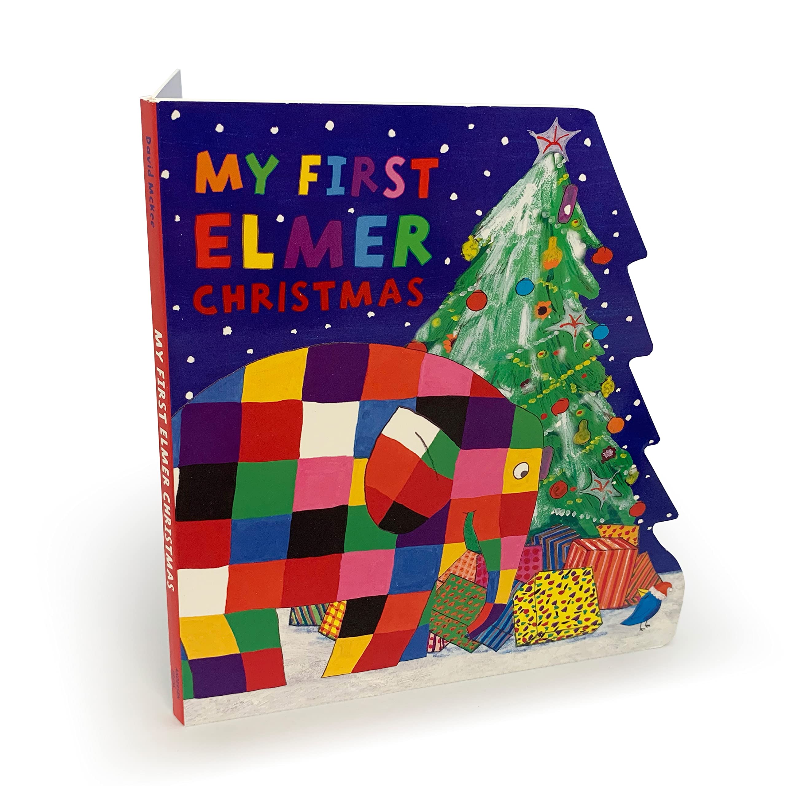 My First Elmer Christmas: Shaped Board Book (Elmer Shaped Board Books) book