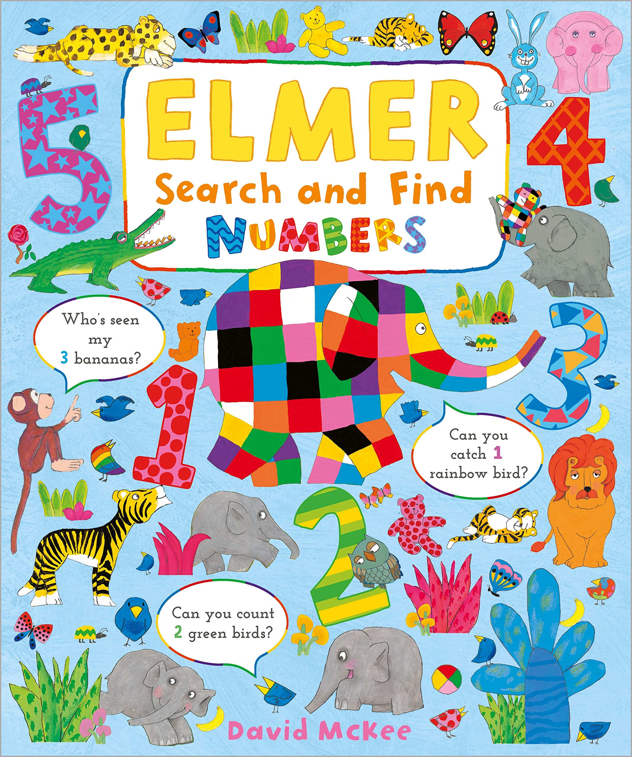 Elmer Search and Find Numbers (Elmer Search and Find Adventures) Non-fiction