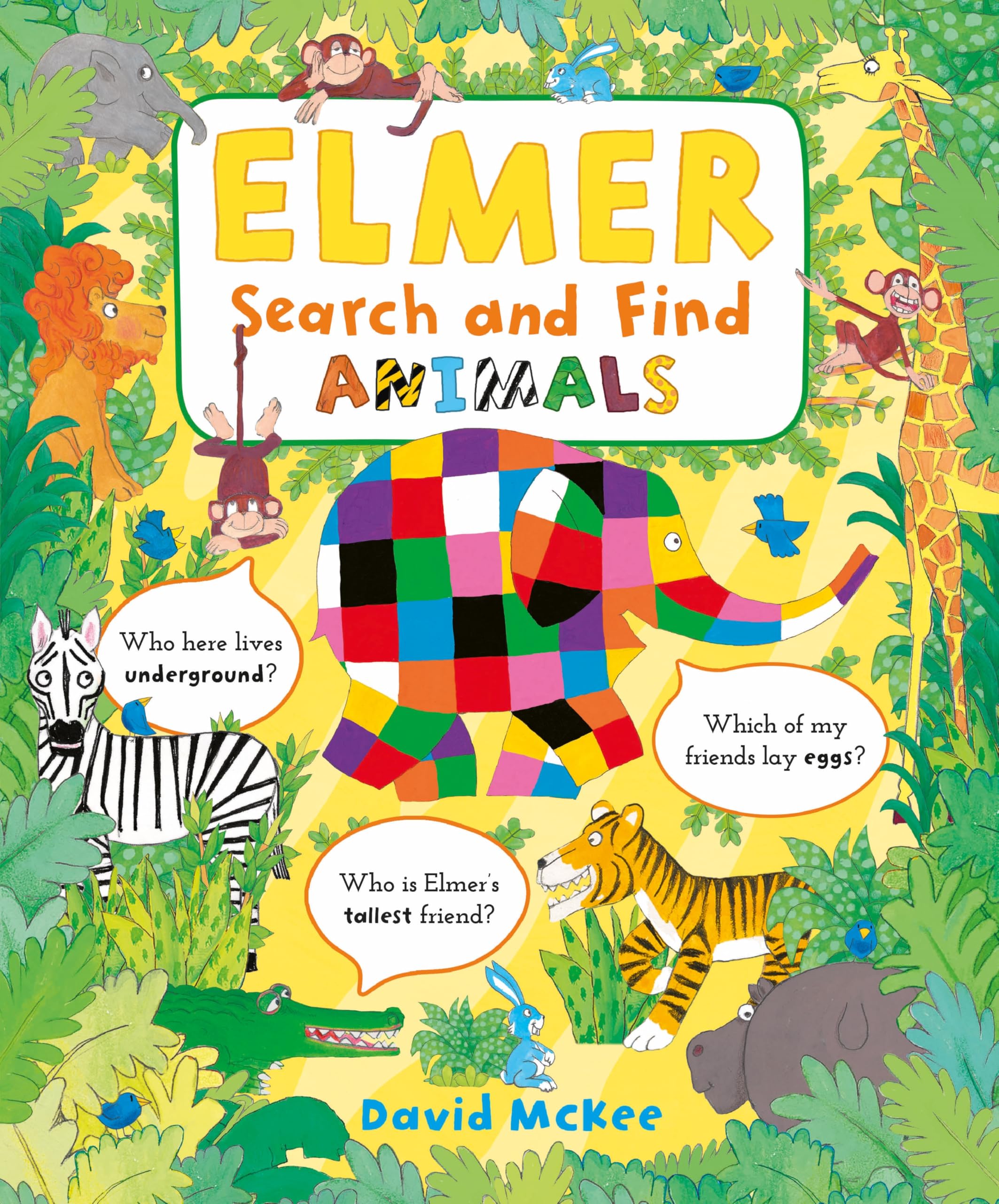 Elmer Search and Find Animals (Elmer Search and Find Adventures) Non-fiction
