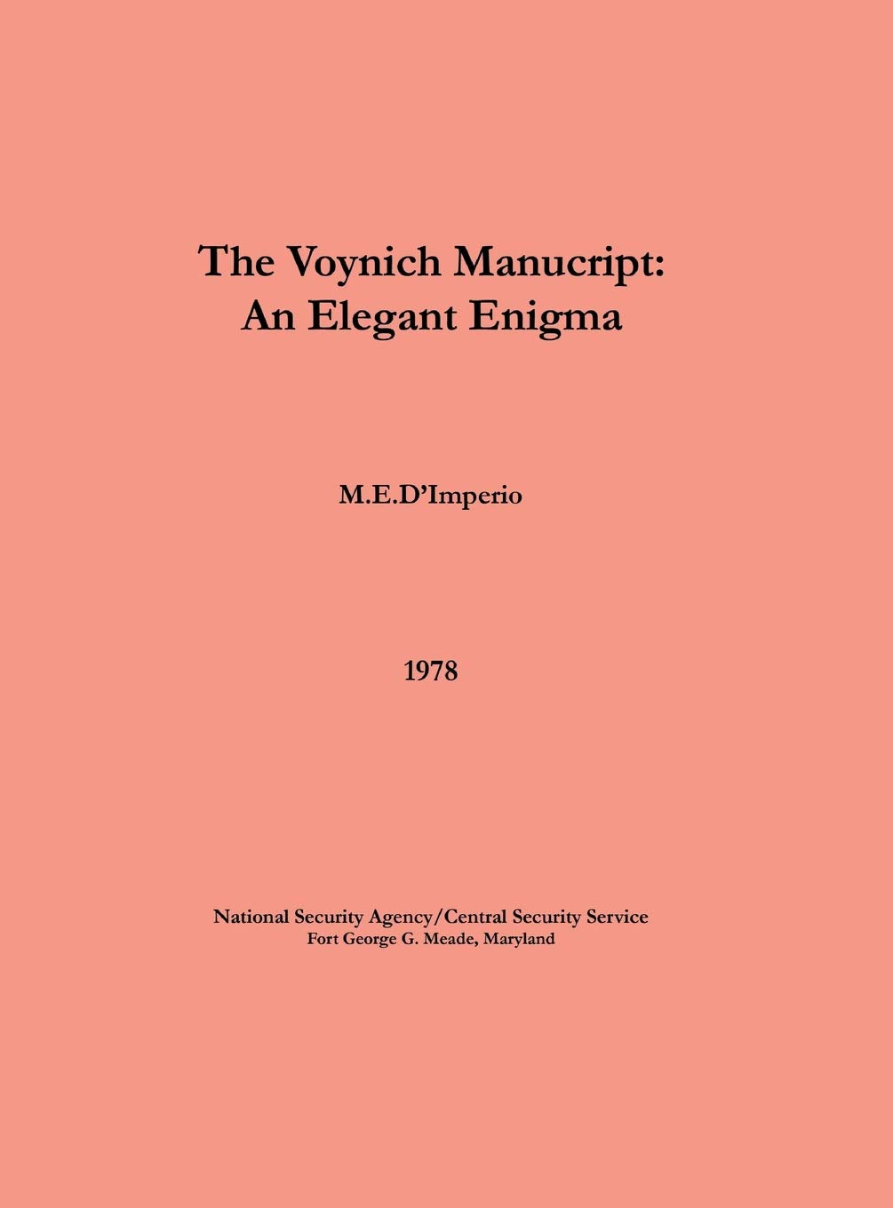Product Image: The Voynich Manuscript - An Elegant Enigma