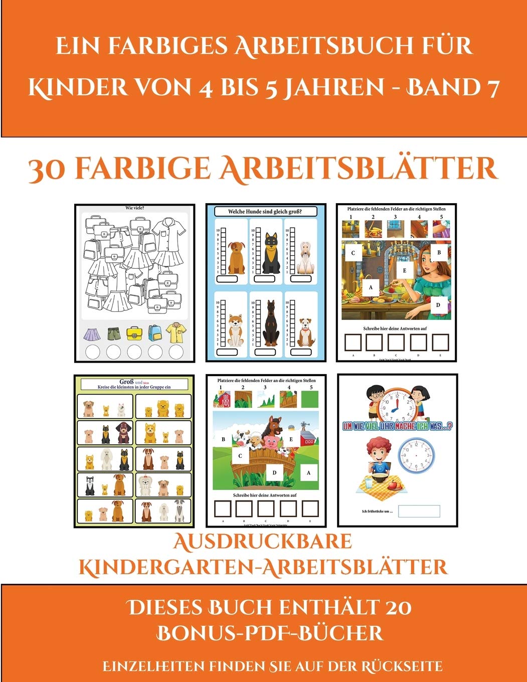 Ausdruckbare Kindergarten-Arbeitsblatter (Ein farbiges Arbeitsbuch fur Kinder von 4 bis 5 Jahren - Band 7): 30 farbige Arbeitsblatter. Der Preis ... Reihe kostenlos im PDF-Format herunterzuladen Tiptoi & Games