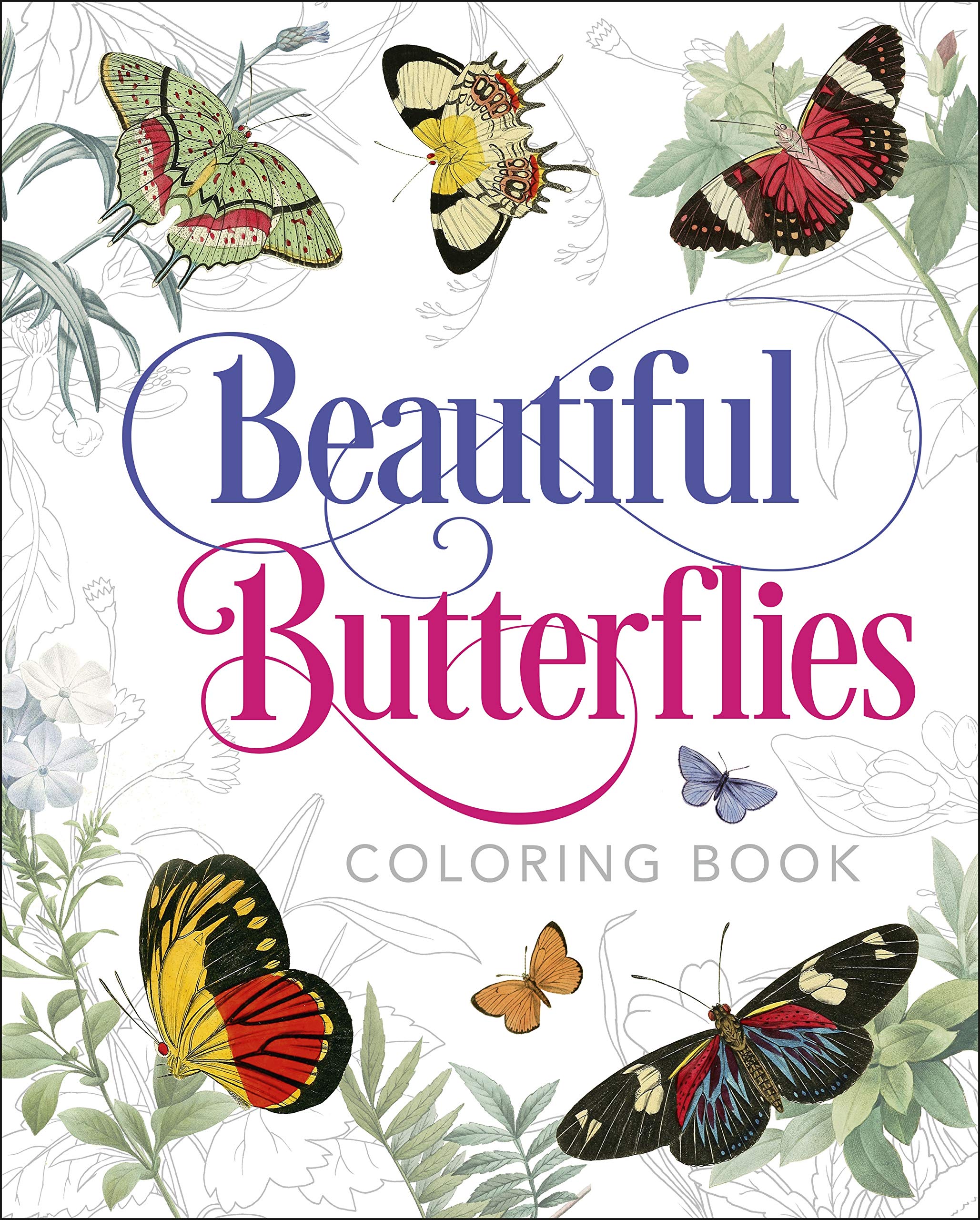 Beautiful Butterflies Coloring Book (Sirius Classic Nature Coloring) Social Sciences