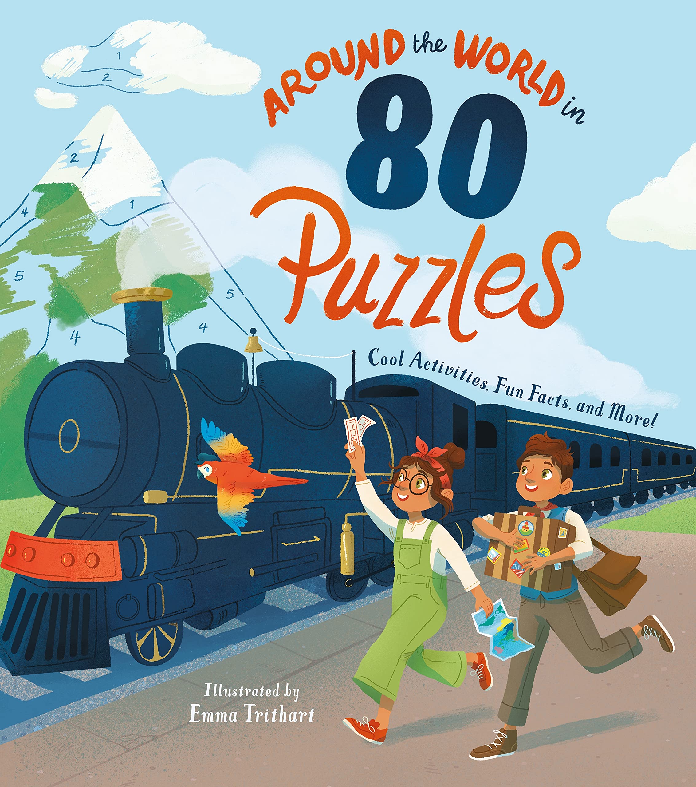 Around the World in 80 Puzzles: Cool Activities, Fun Facts, and More! Non-fiction