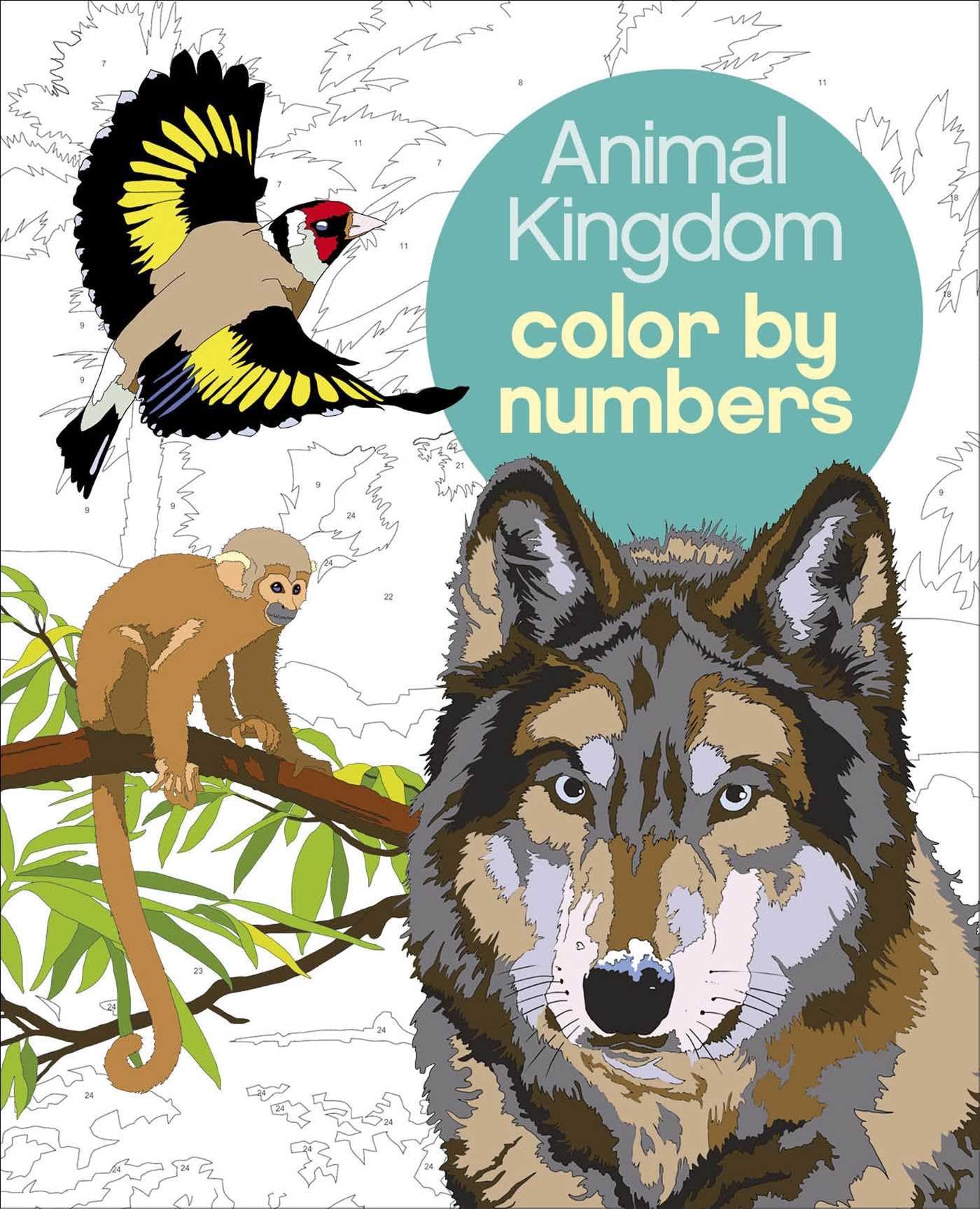 Animal Kingdom Color by Numbers book